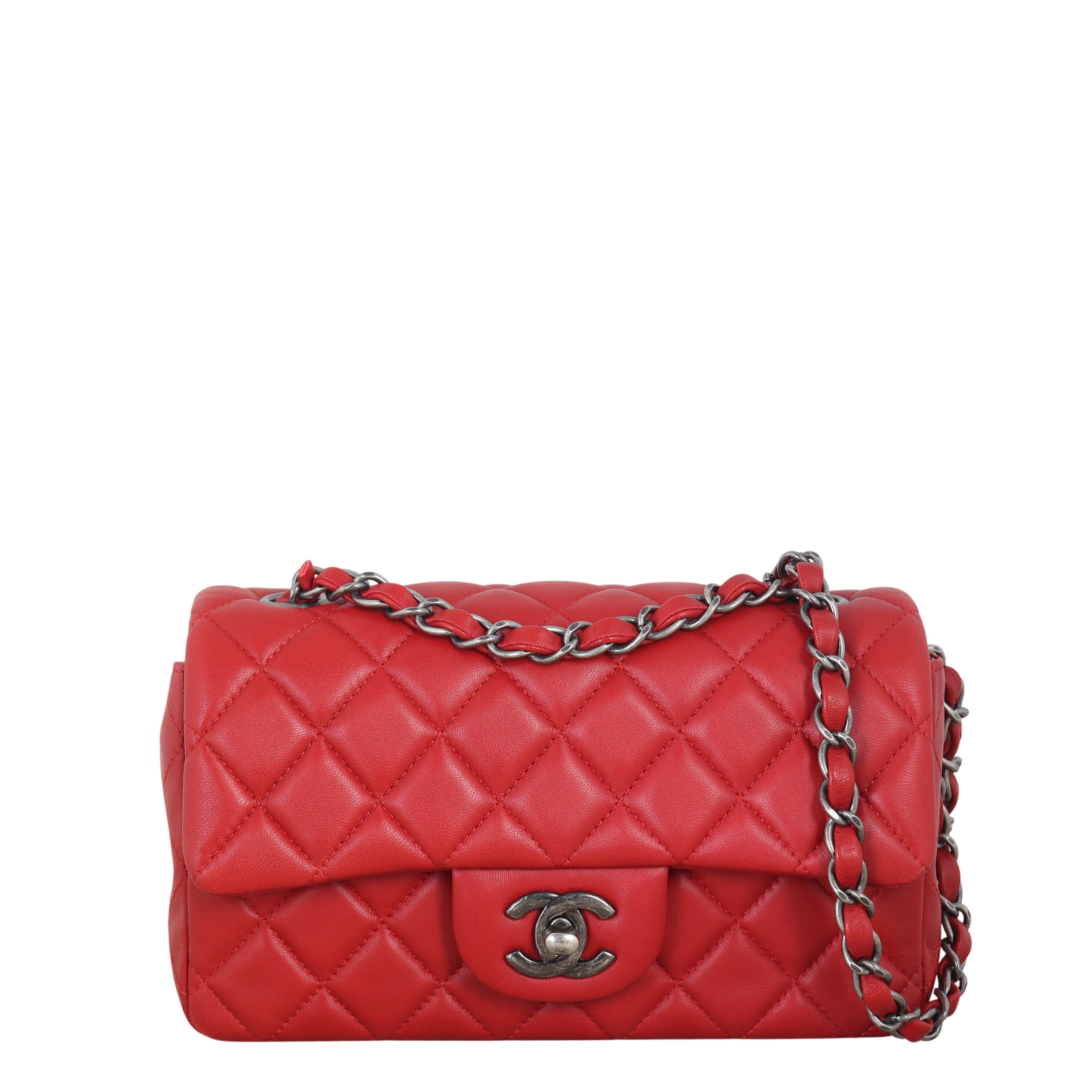 Chanel Classic Flap Mini Rectangular Bag Lambskin