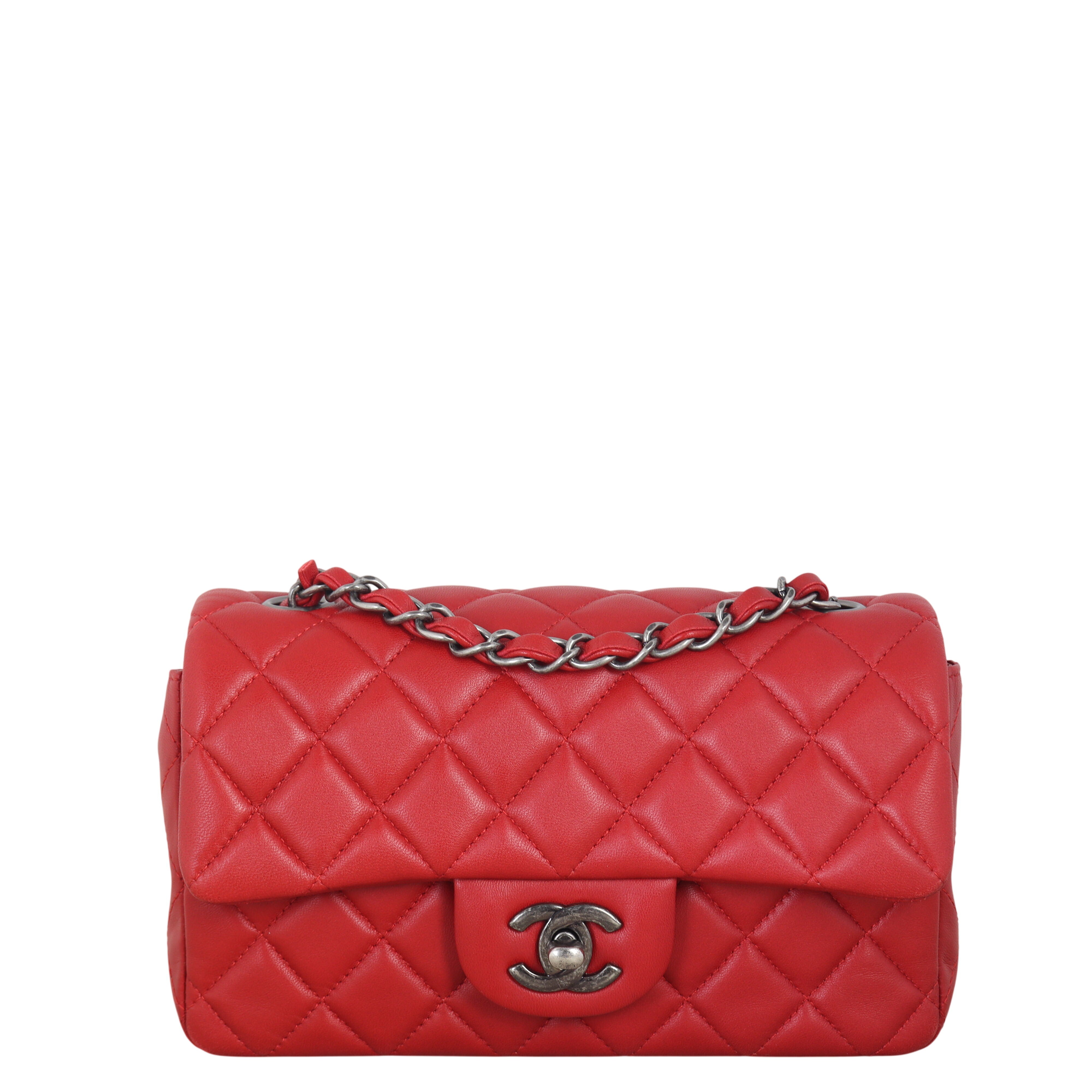Chanel Classic Flap Mini Rectangular Bag Lambskin