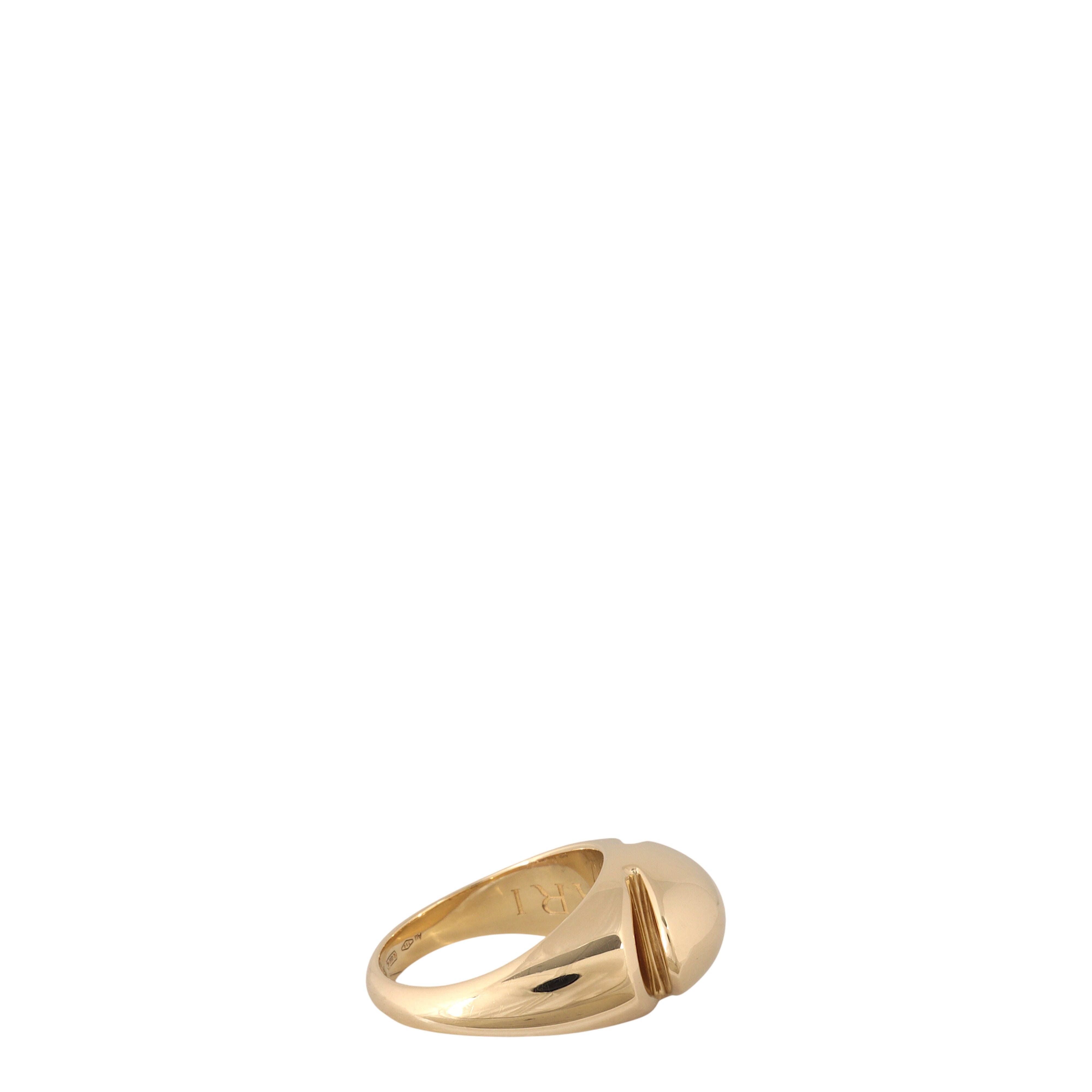 Bvlgari Cabochon 18k Yellow Gold Ring