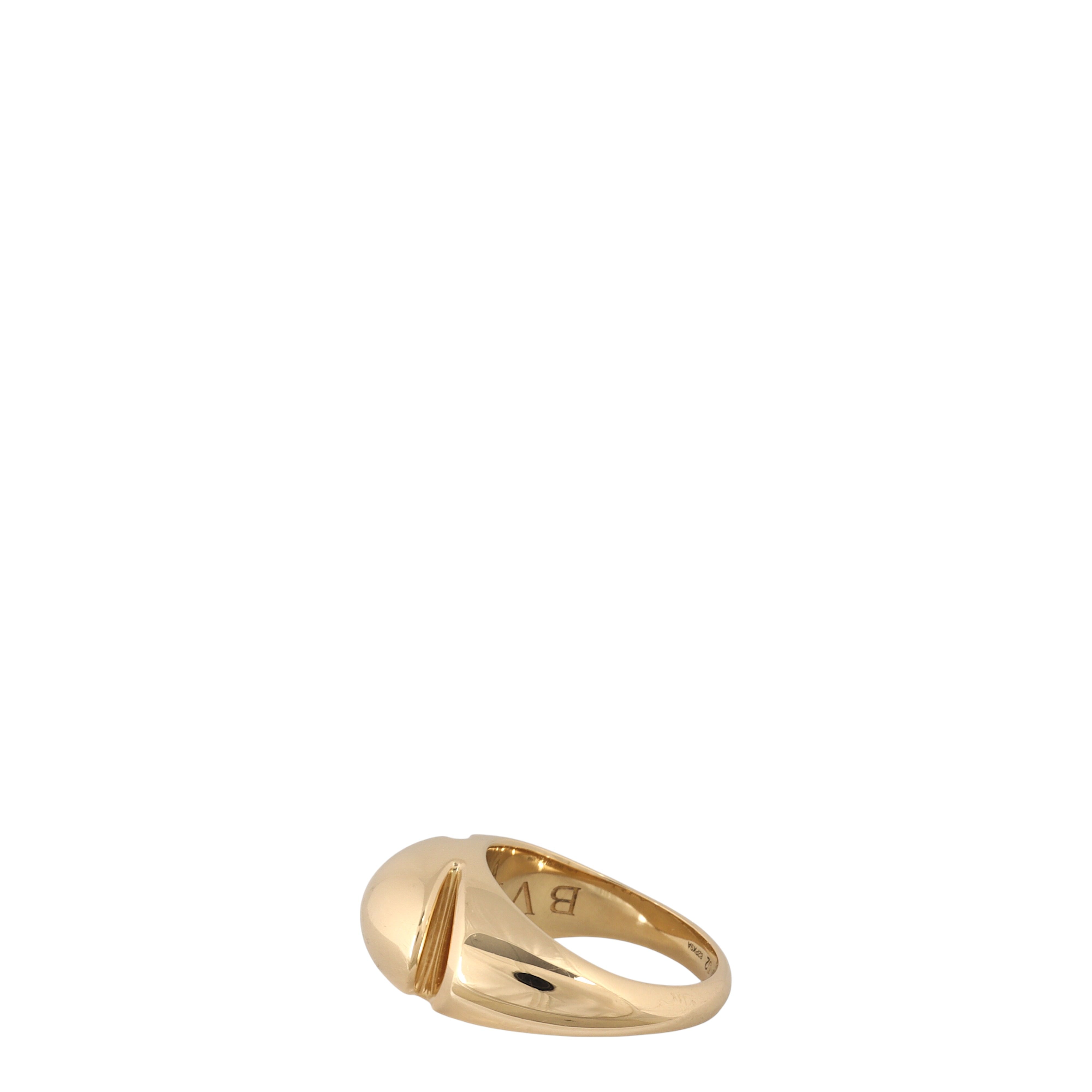 Bvlgari Cabochon 18k Yellow Gold Ring