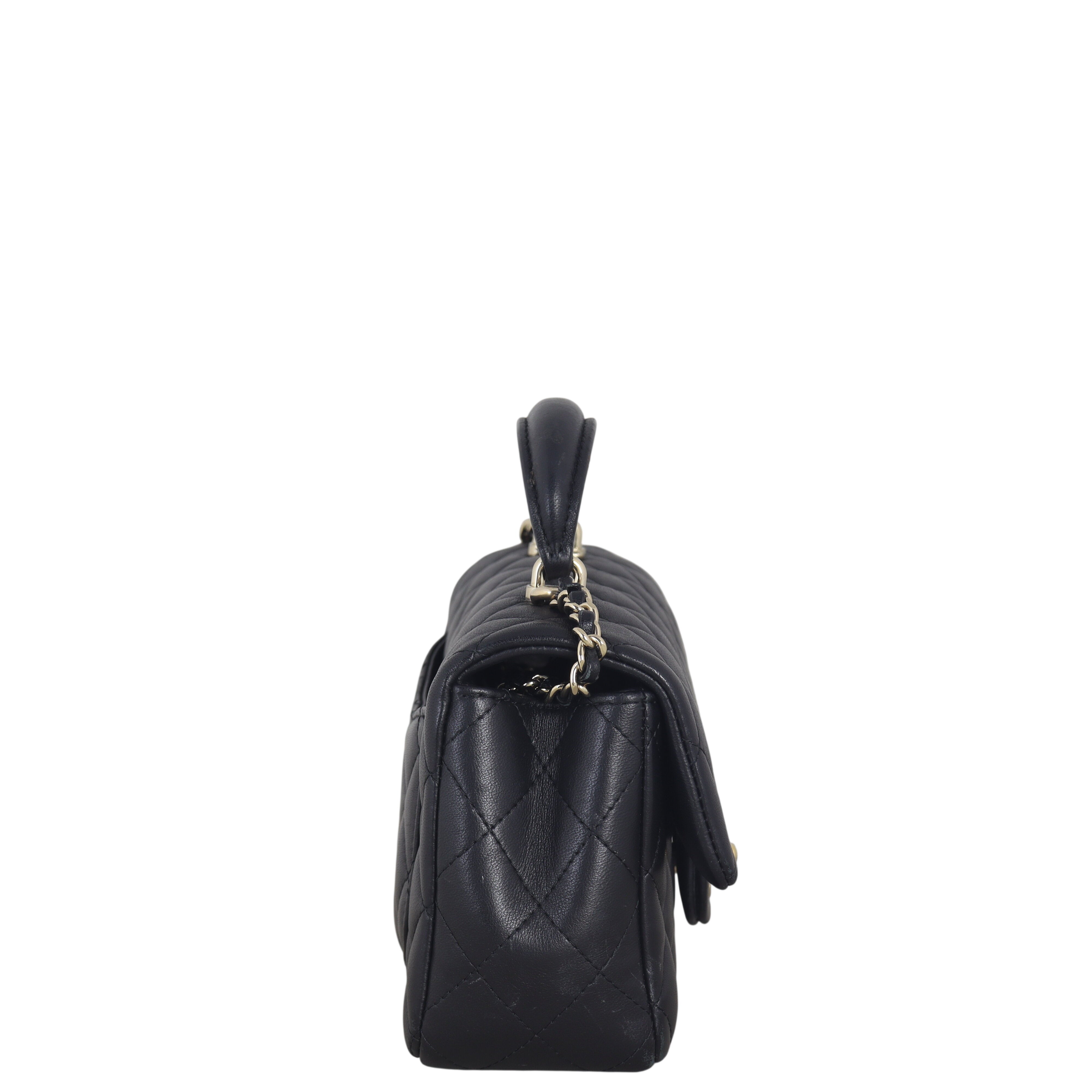 Chanel Classic Flap Mini Rectangular Top Handle Lambskin
