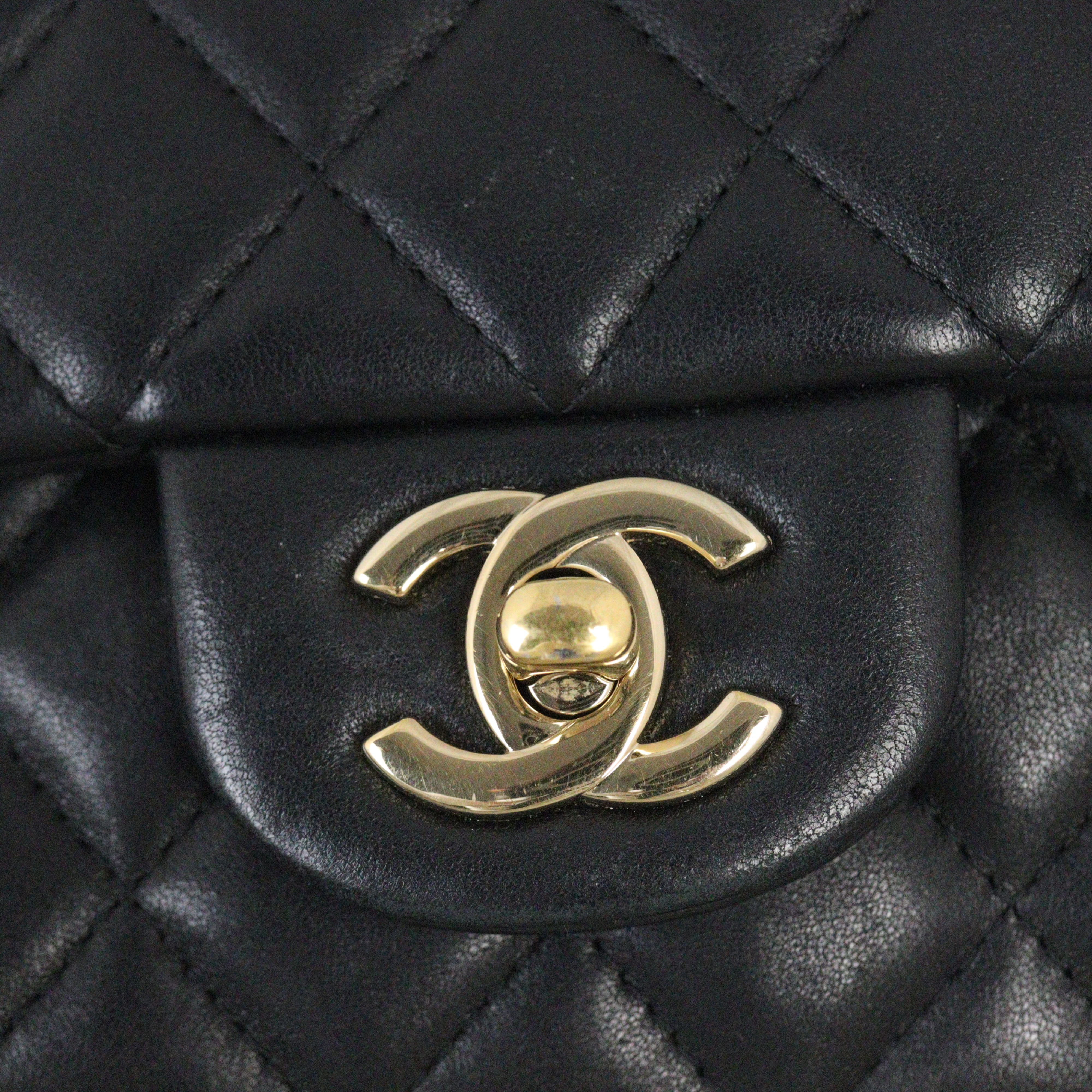 Chanel Classic Flap Mini Rectangular Top Handle Lambskin