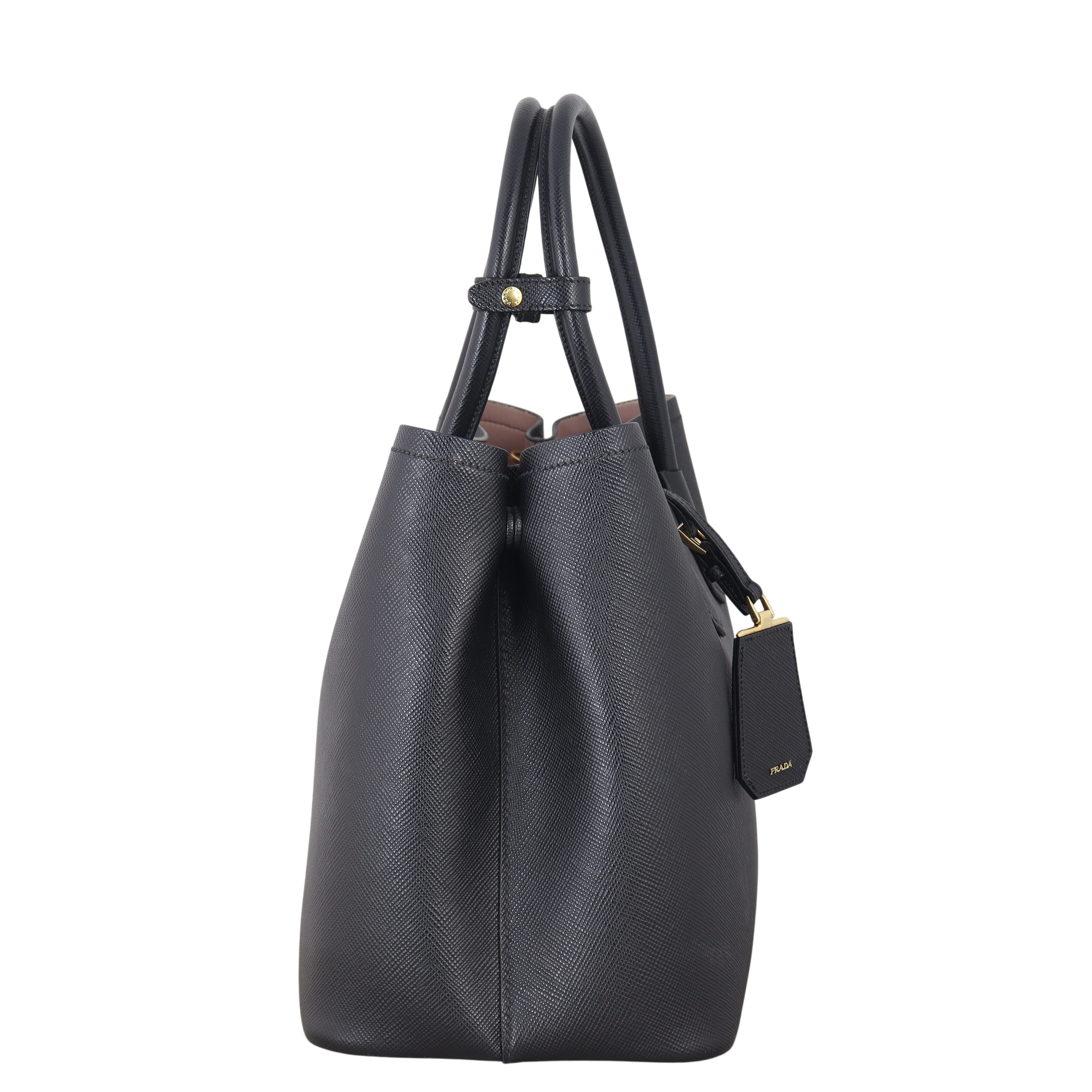 Prada Saffiano Cuir Double Bag Large