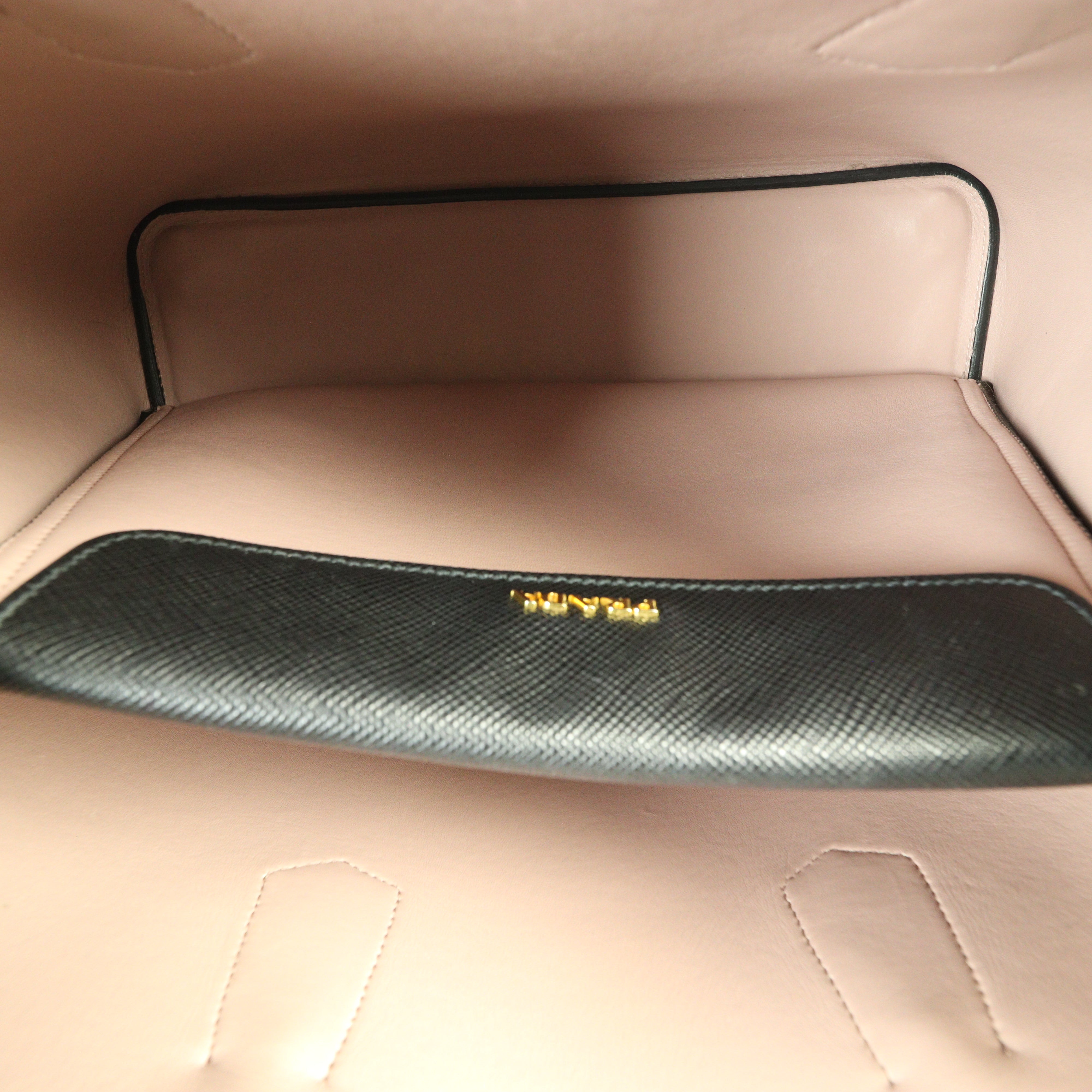 Prada Saffiano Cuir Double Bag Large