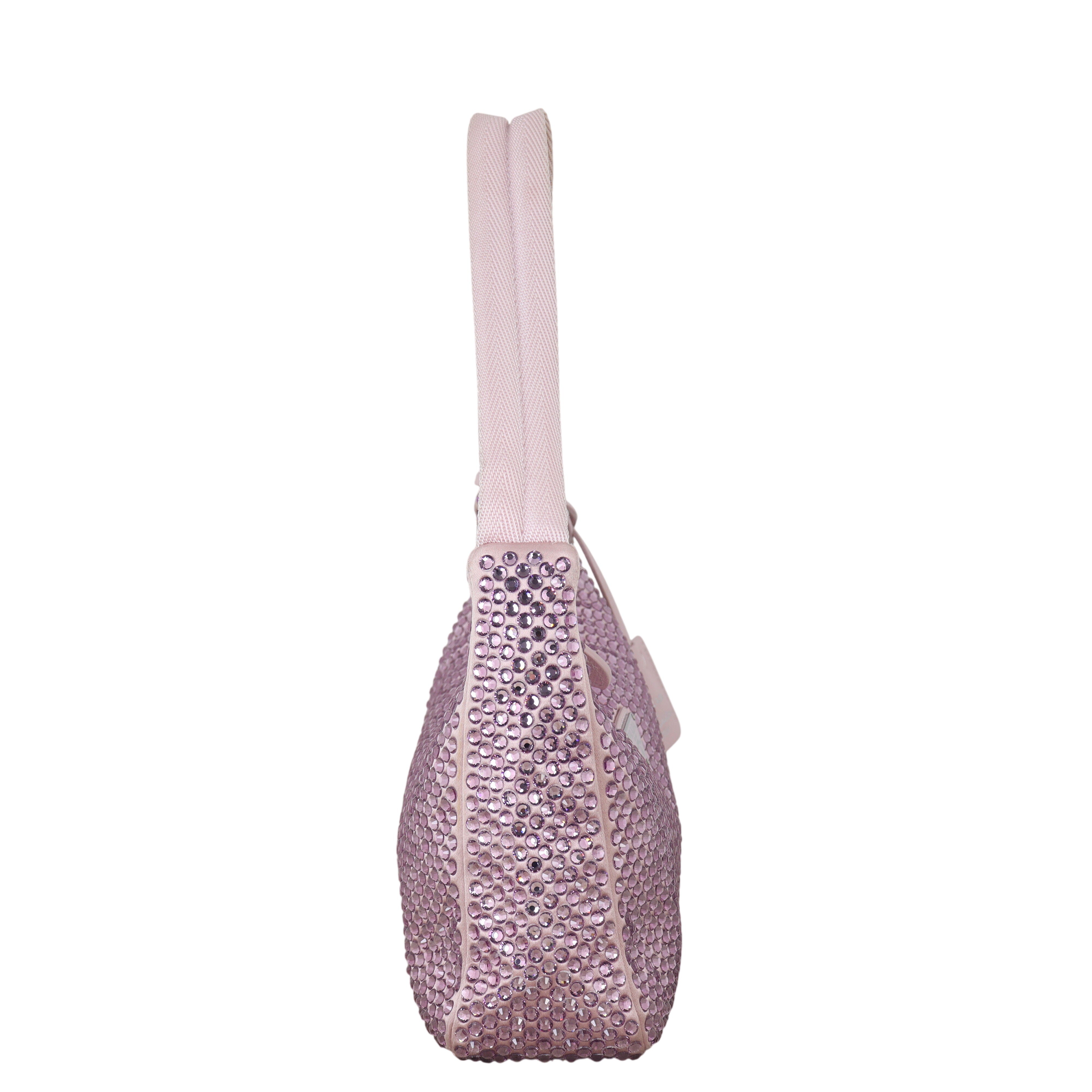 Prada Re-Edition 2000 Satin Crystal Mini Bag