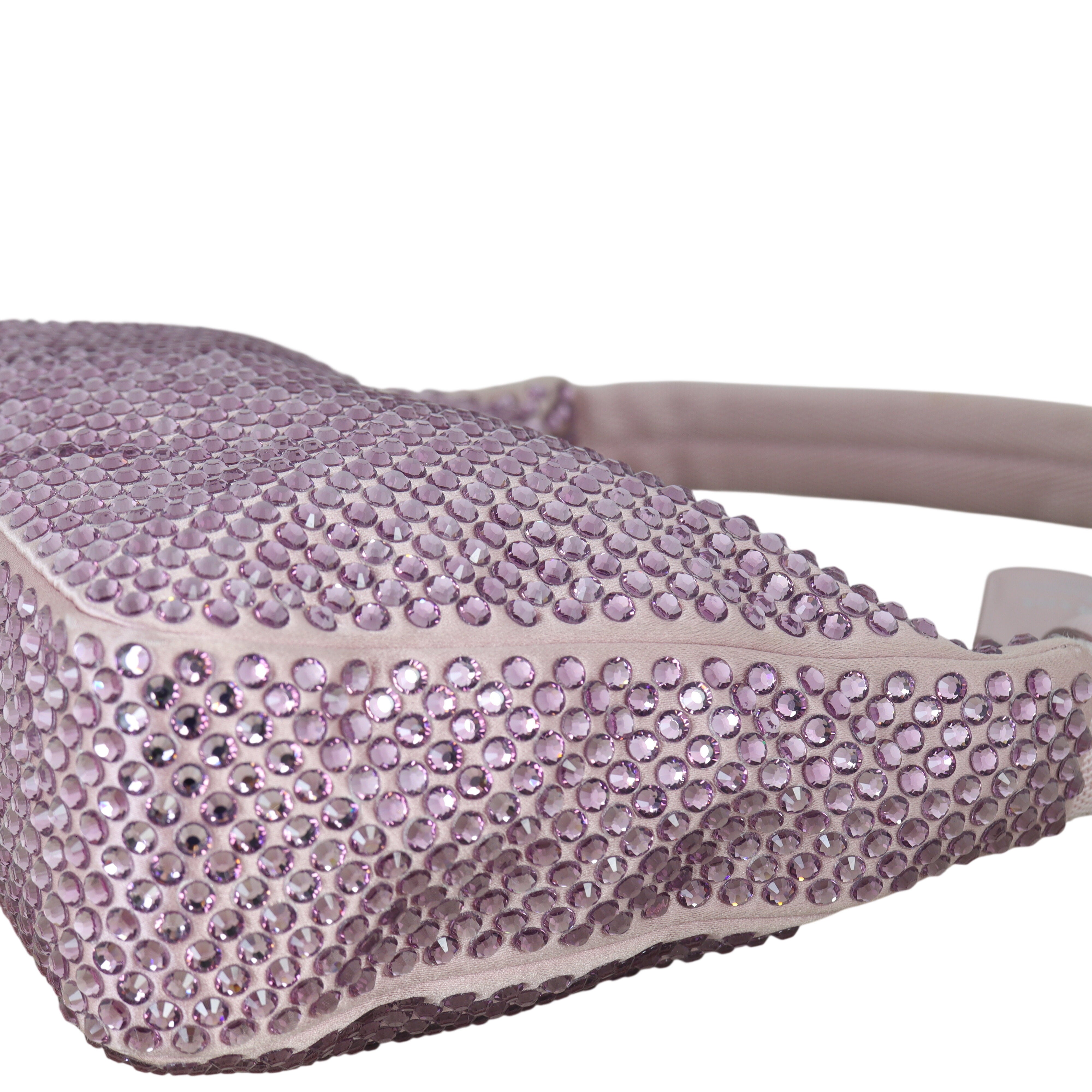 Prada Re-Edition 2000 Satin Crystal Mini Bag