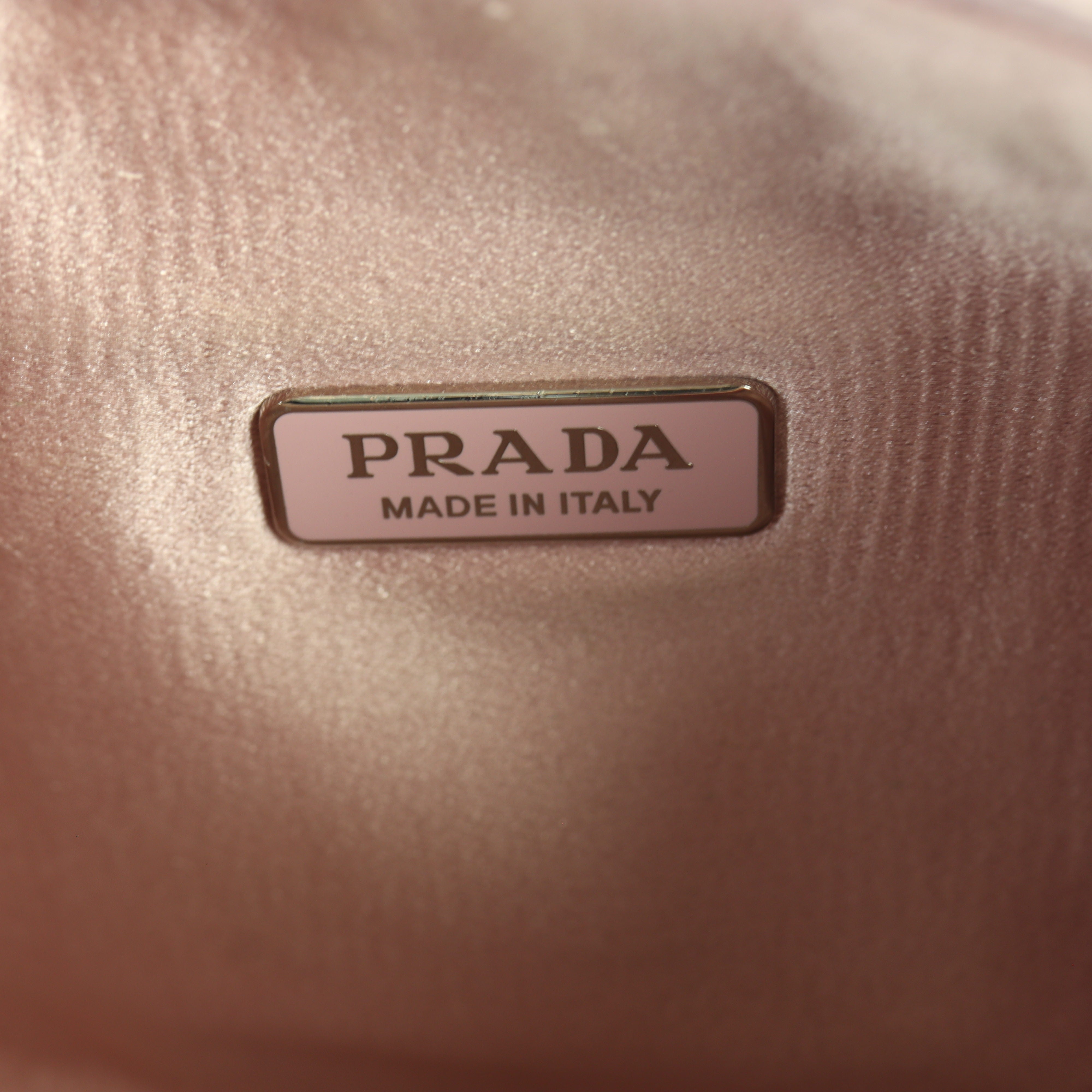 Prada Re-Edition 2000 Satin Crystal Mini Bag