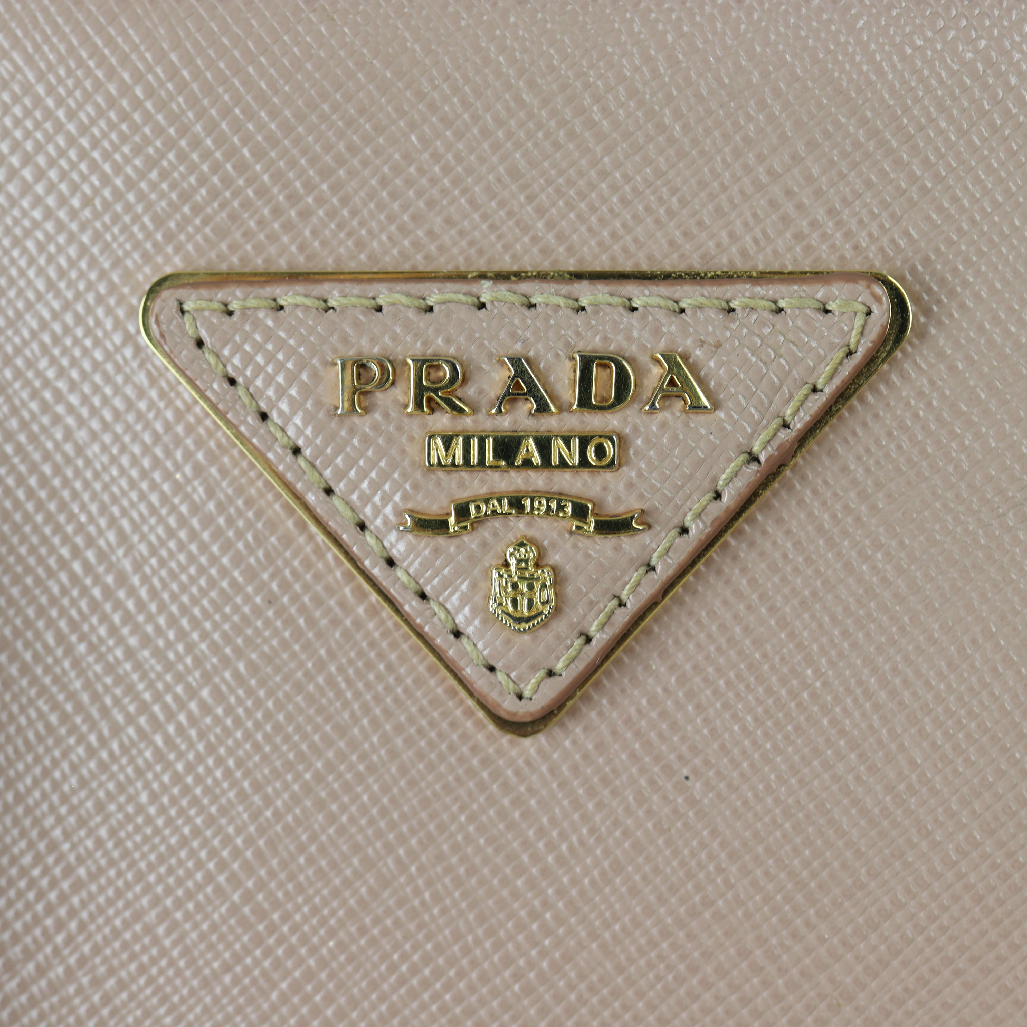 Prada Saffiano Lux Galleria Double Zip Tote Medium