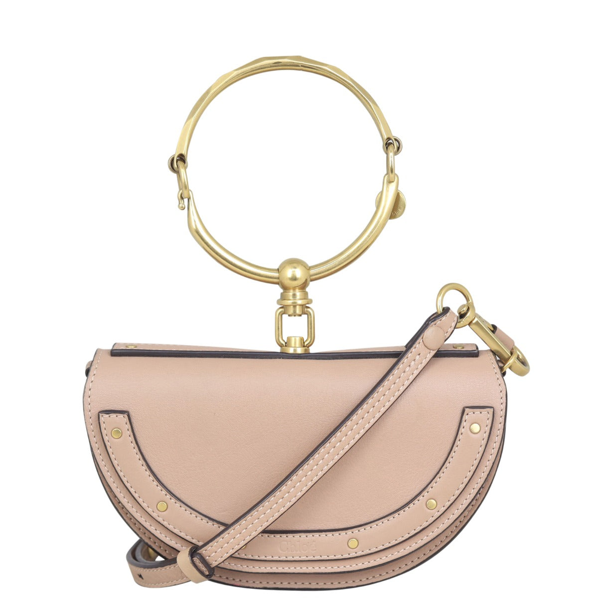 Chloe Nile Minaudiere Bracelet Bag Front
