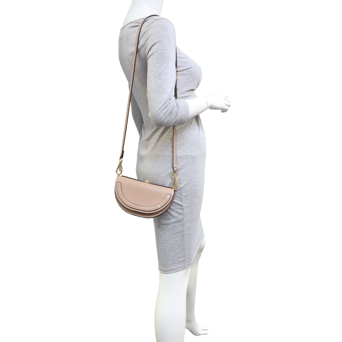 Chloe Nile Minaudiere Bracelet Bag Mannequin
