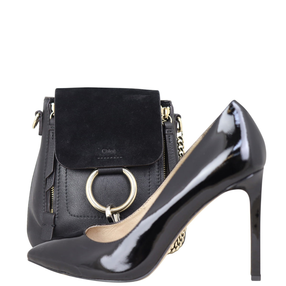 Chloe Faye Backpack Mini Shoe