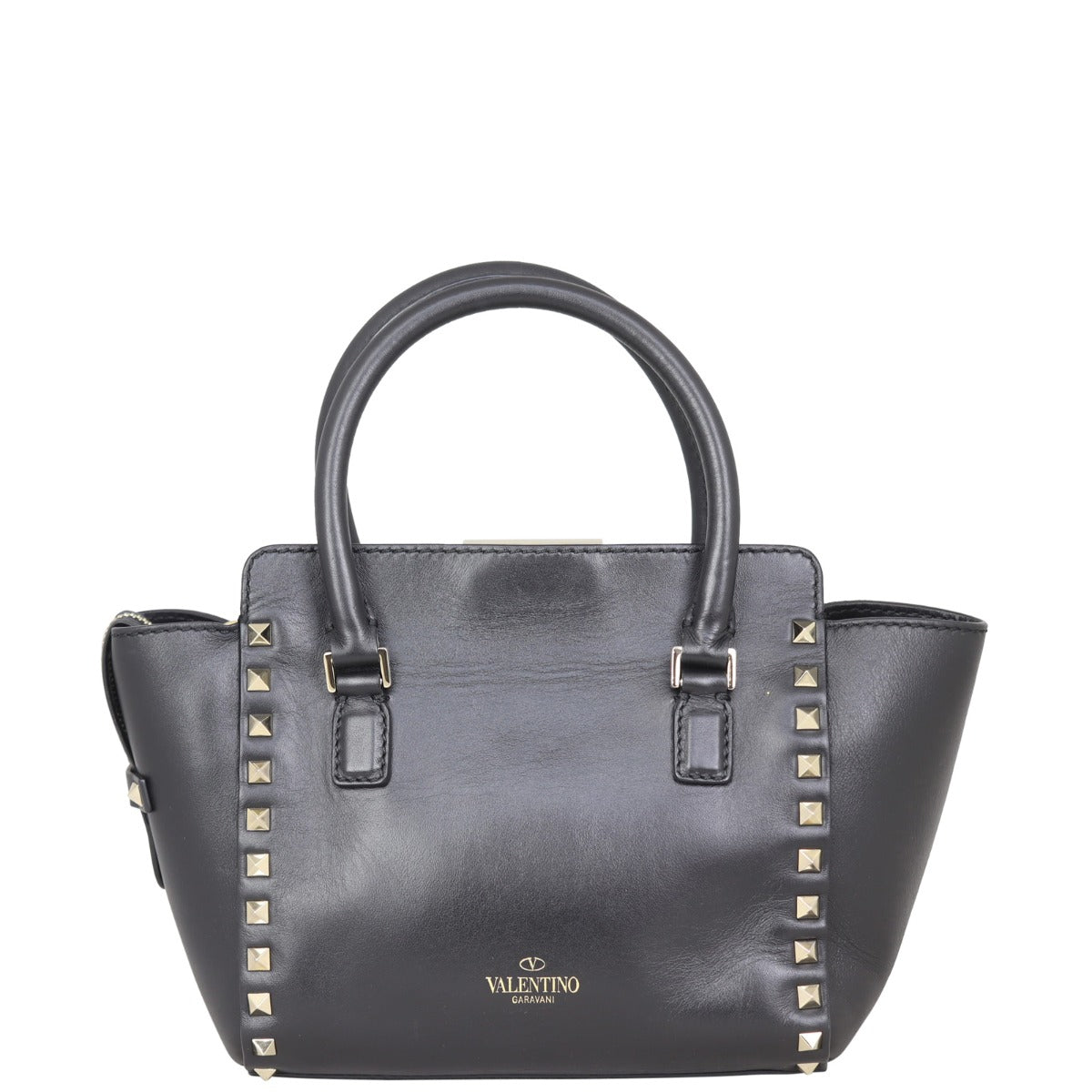 Valentino Rockstud Pagoda Tote Mini Back
