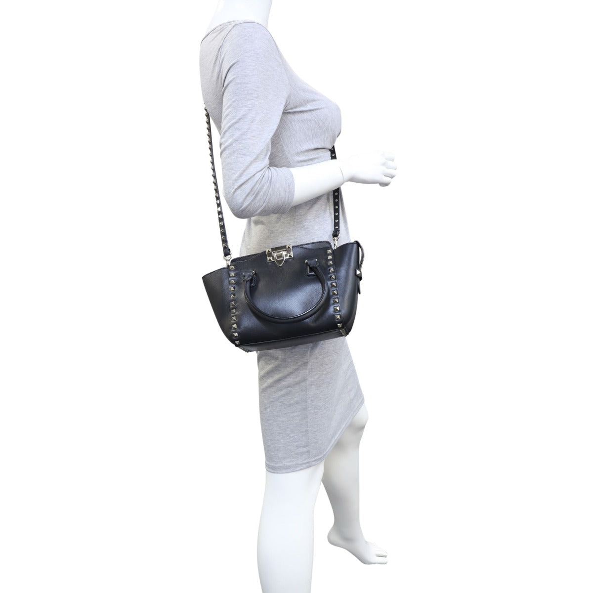 Valentino Rockstud Pagoda Tote Mini Mannequin
