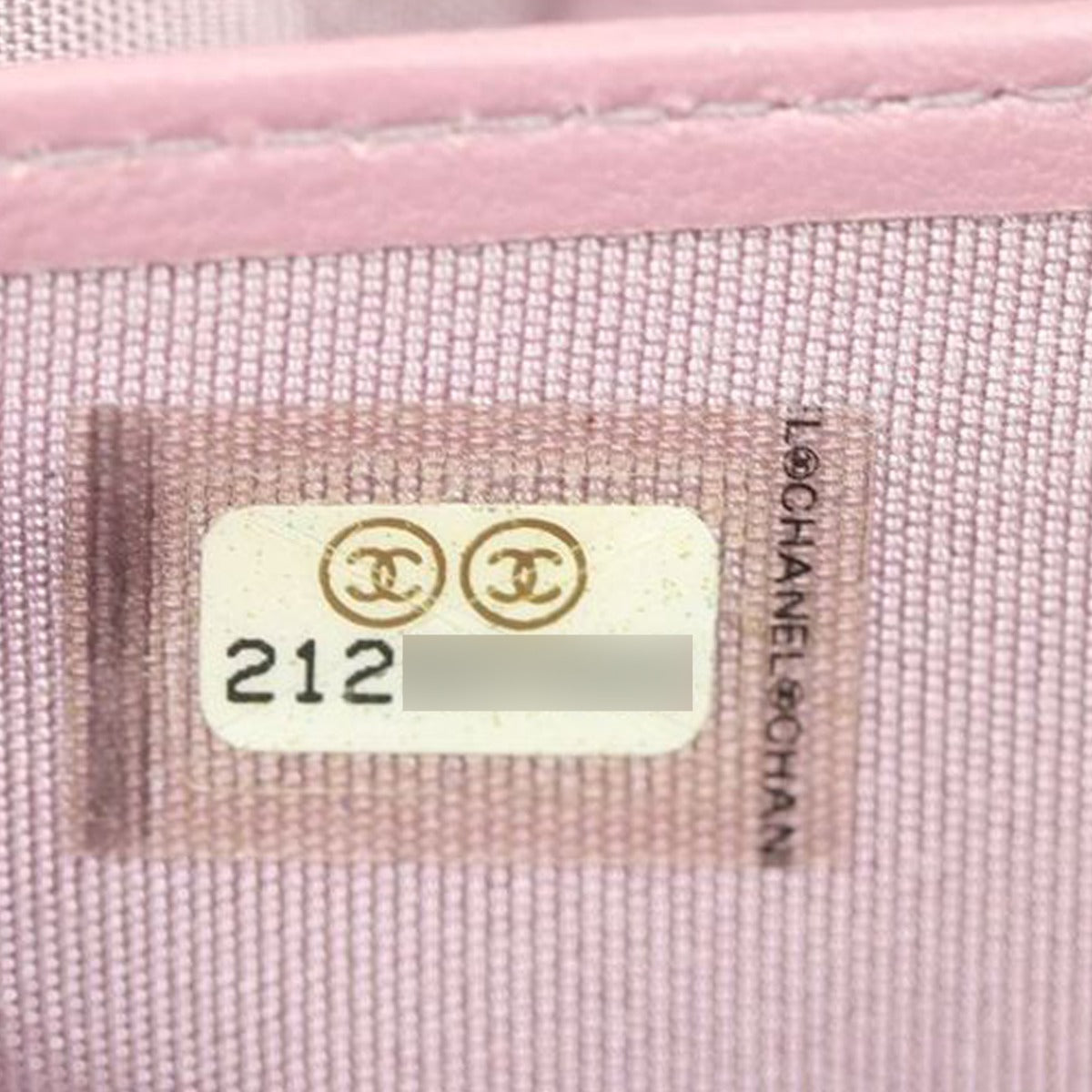 Chanel Classic Flap Long Wallet Back Date code
