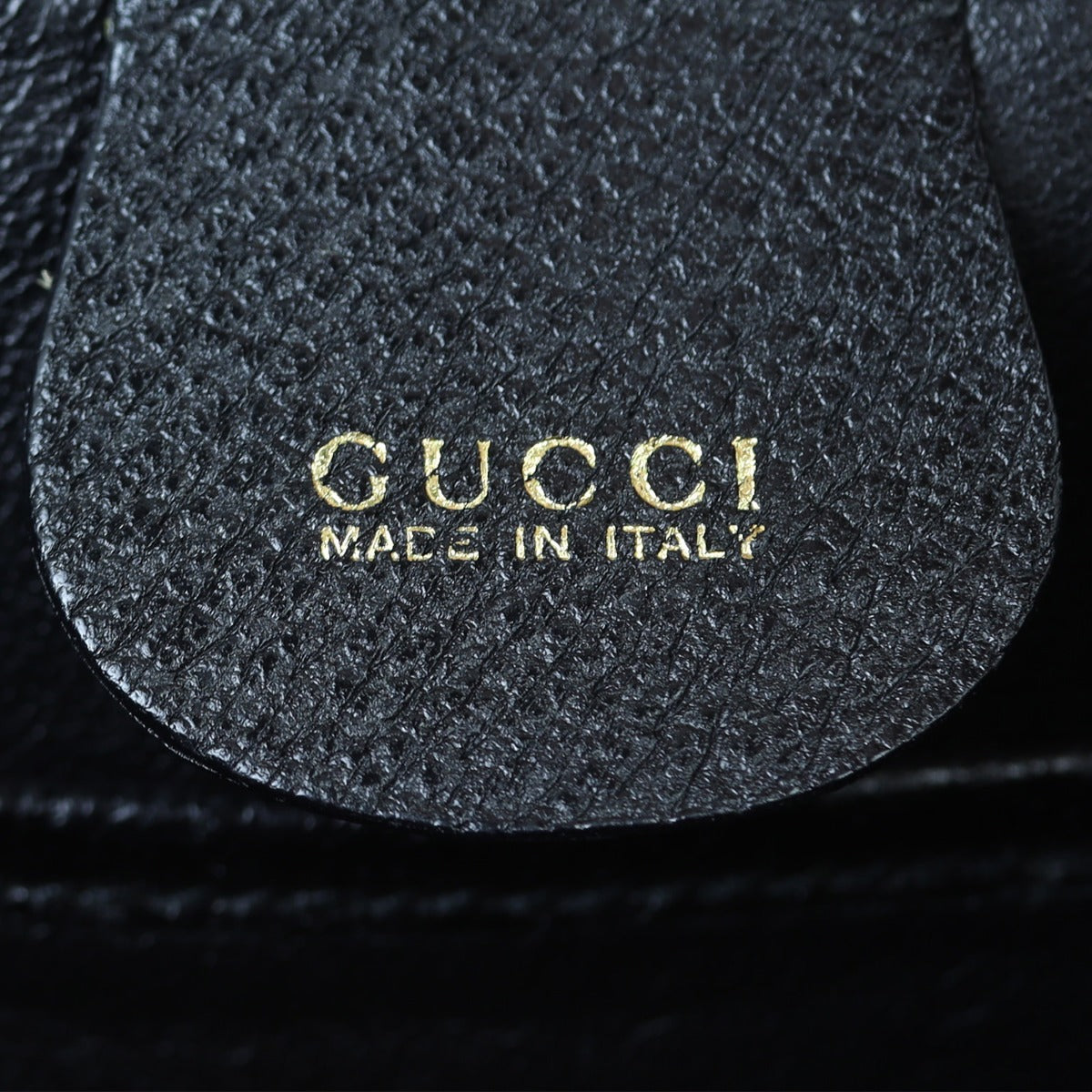 Gucci New Bamboo Top Handle Medium Interior Stamp