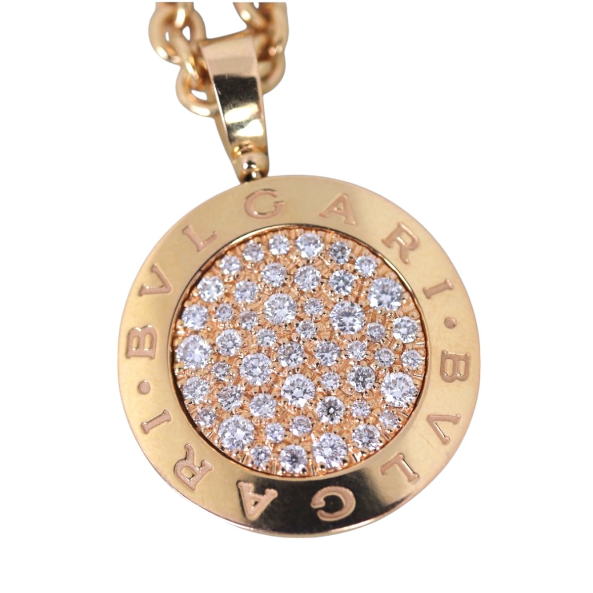 Bvlgari Bvlgari Diamond 18k Rose Gold Necklace