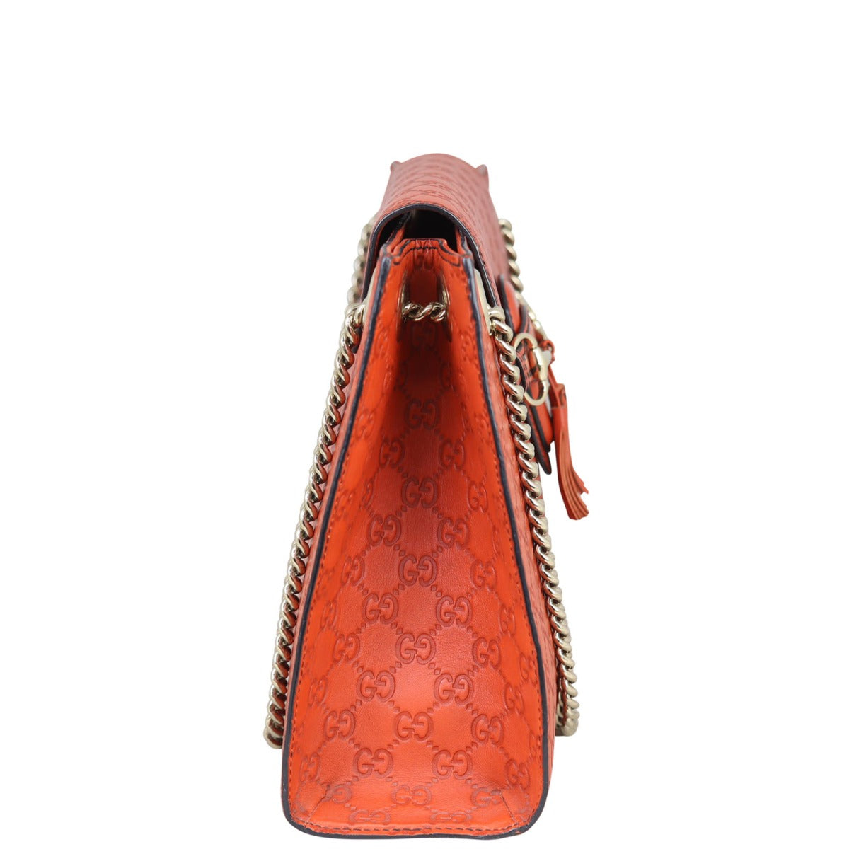 Gucci Emily Guccissima Chain Shoulder Bag Side