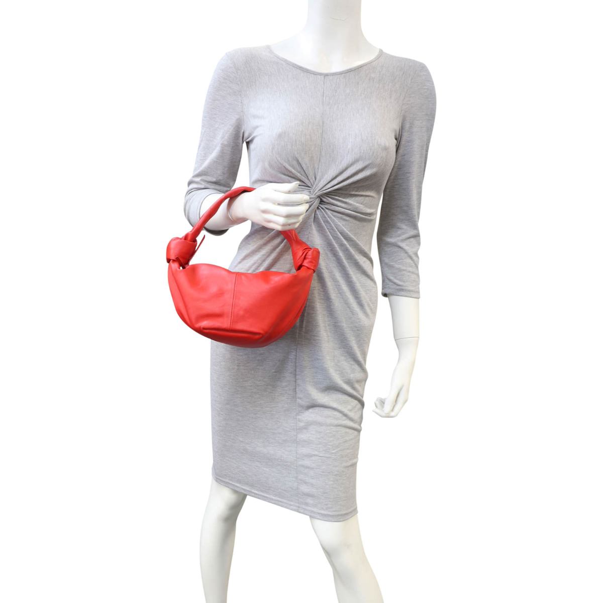 Bottega Veneta Nappa Double Knot Mini Bag Manneuqin