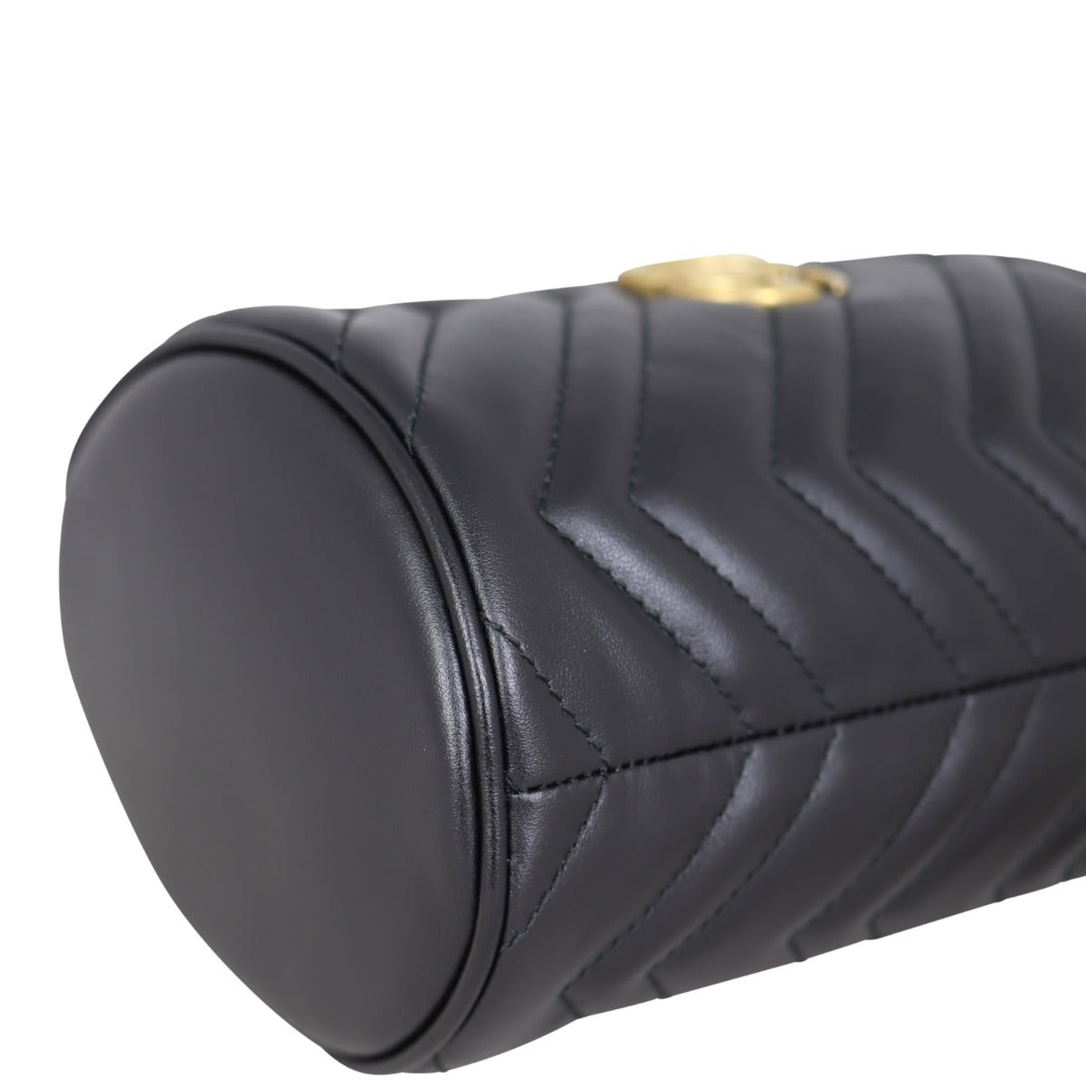 Gucci GG Marmont Mini Bucket Bag Corner Closeup