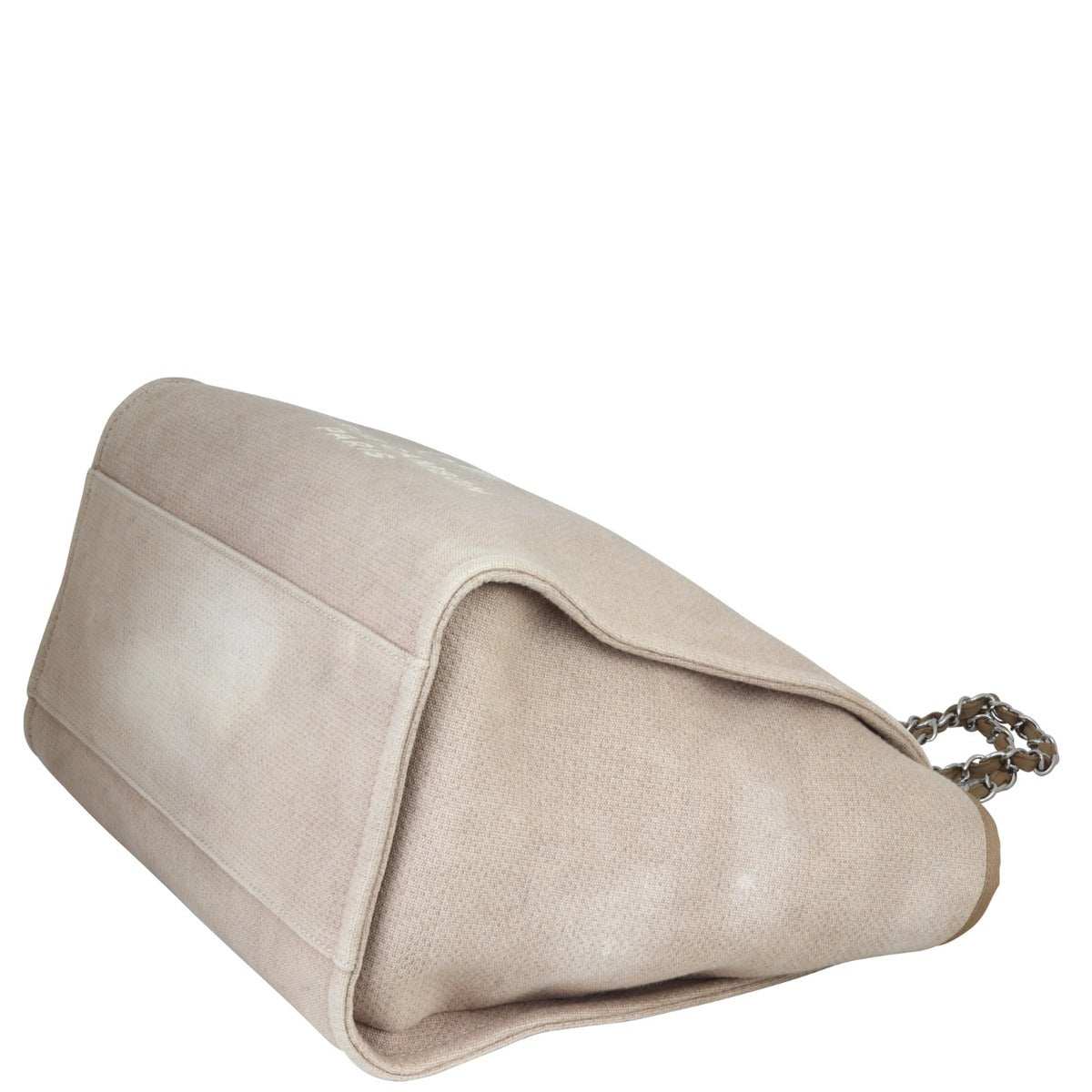 Chanel Deauville Large Tote Corner Distance