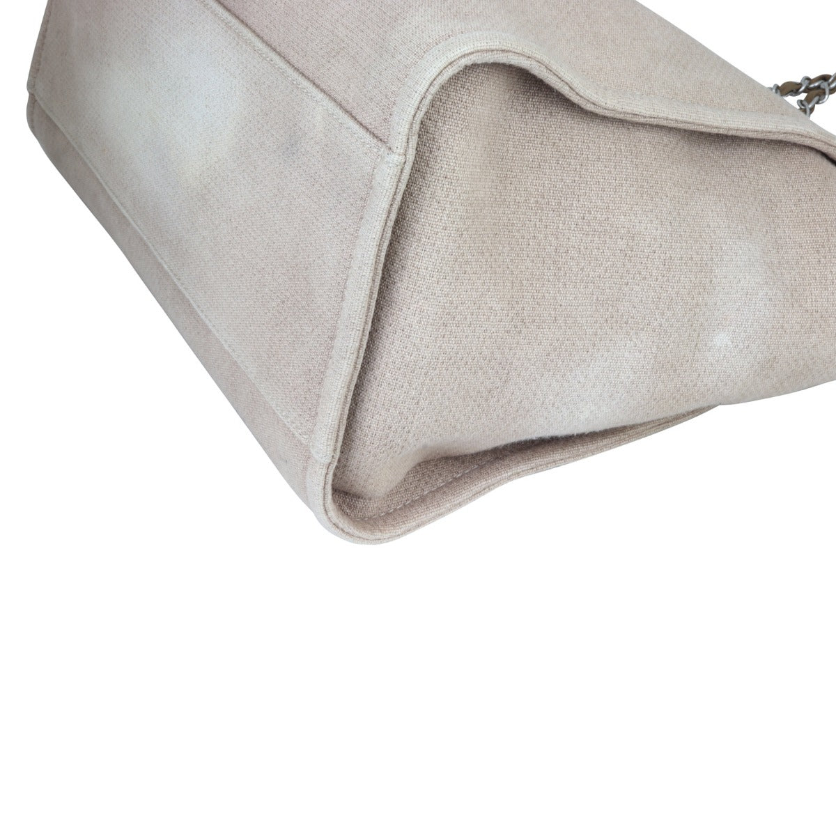 Chanel Deauville Large Tote Corner Close Up