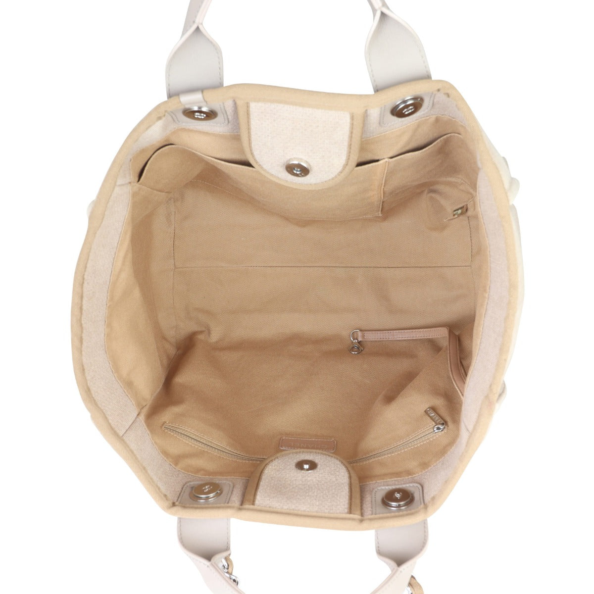 Chanel Deauville Large Tote Whole Interior