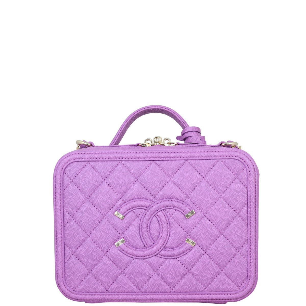 Chanel Filigree Vanity Medium Front