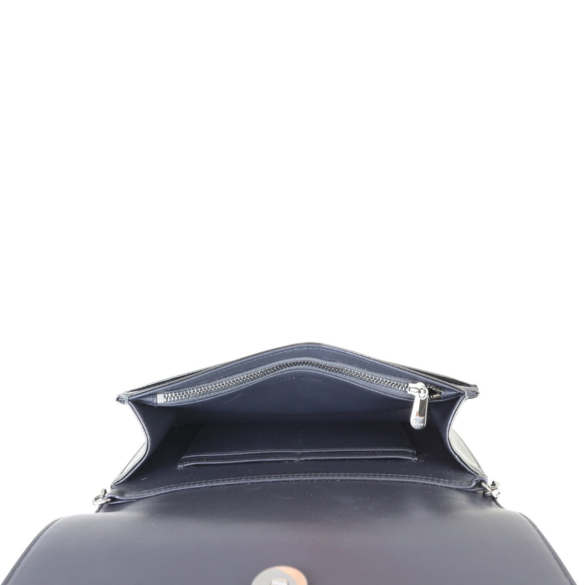 Dior Diorama Wallet on Chain Micro-cannage Interior