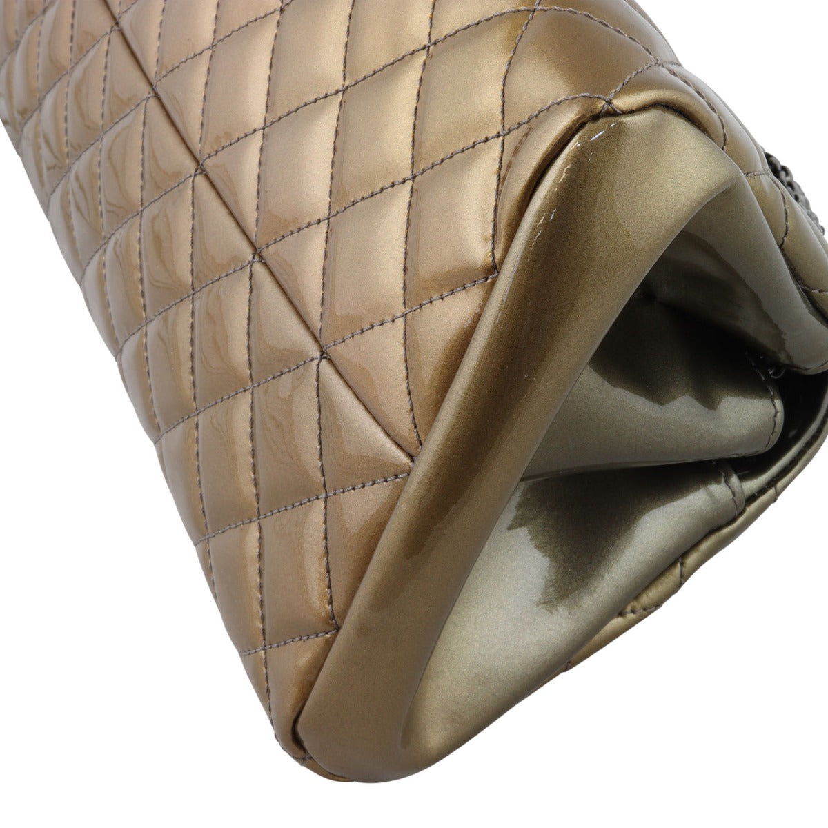 Chanel Just Mademoiselle Bowler Bag Corner Closeup