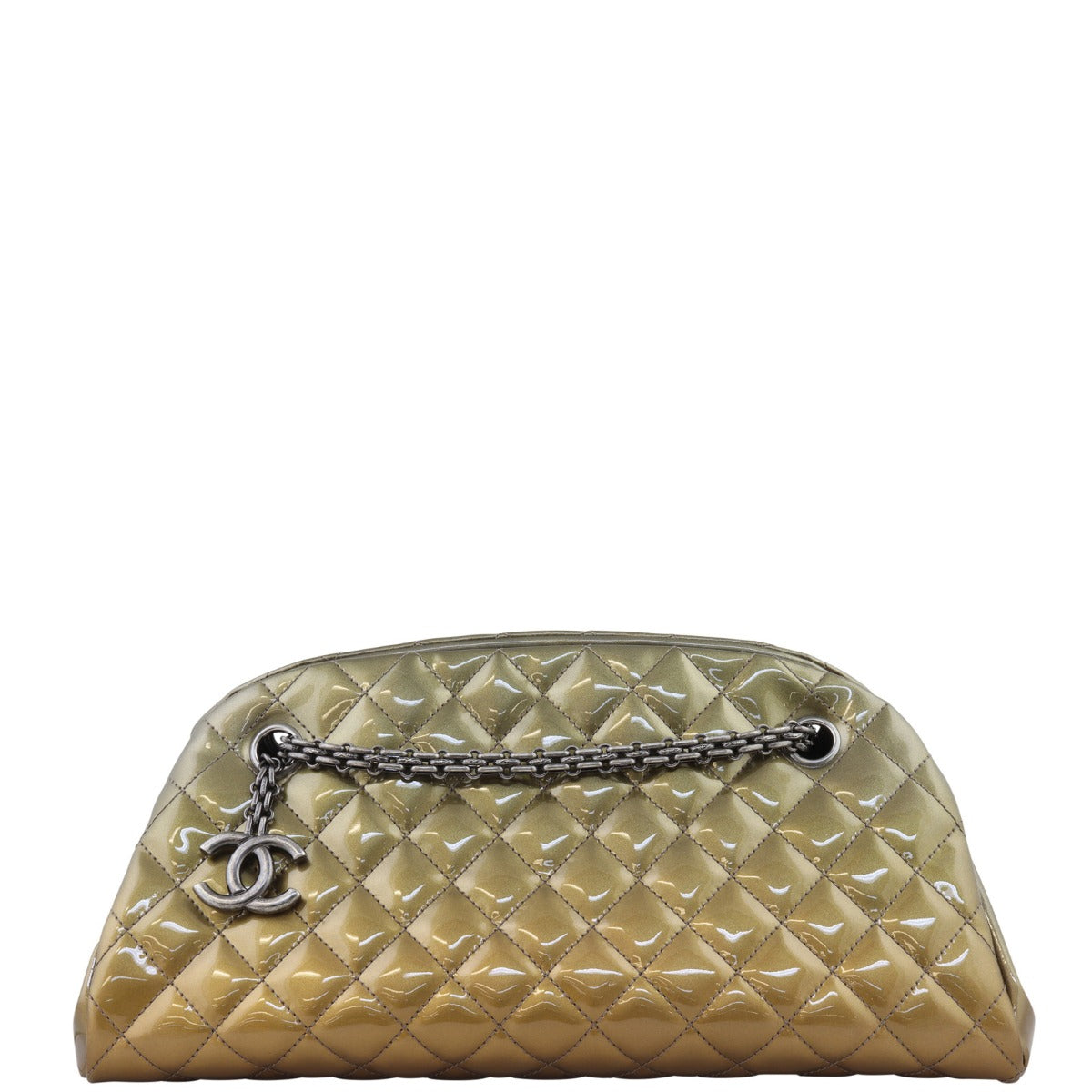 Chanel Just Mademoiselle Bowler Bag Front