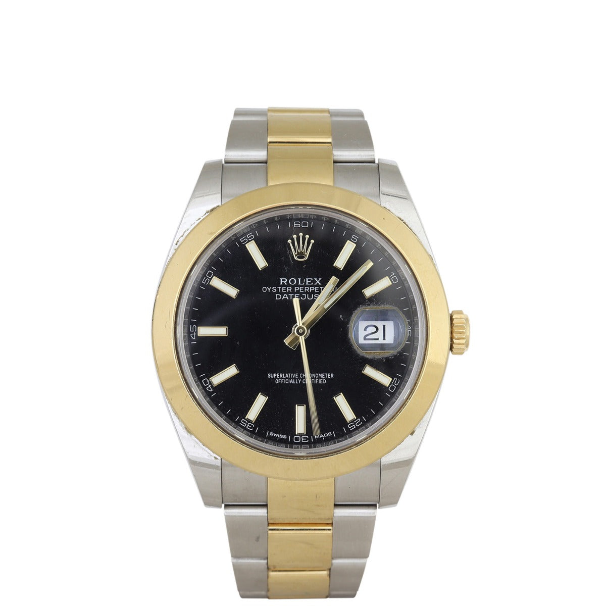 Rolex Oyster Perpetual Datejust 41mm Watch Top
