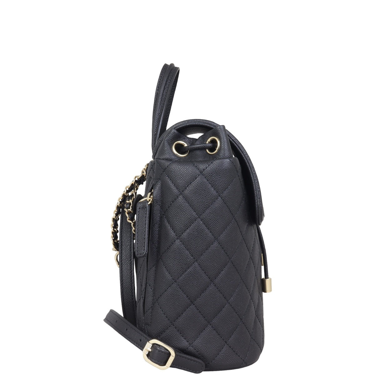 Chanel Filigree Backpack Side