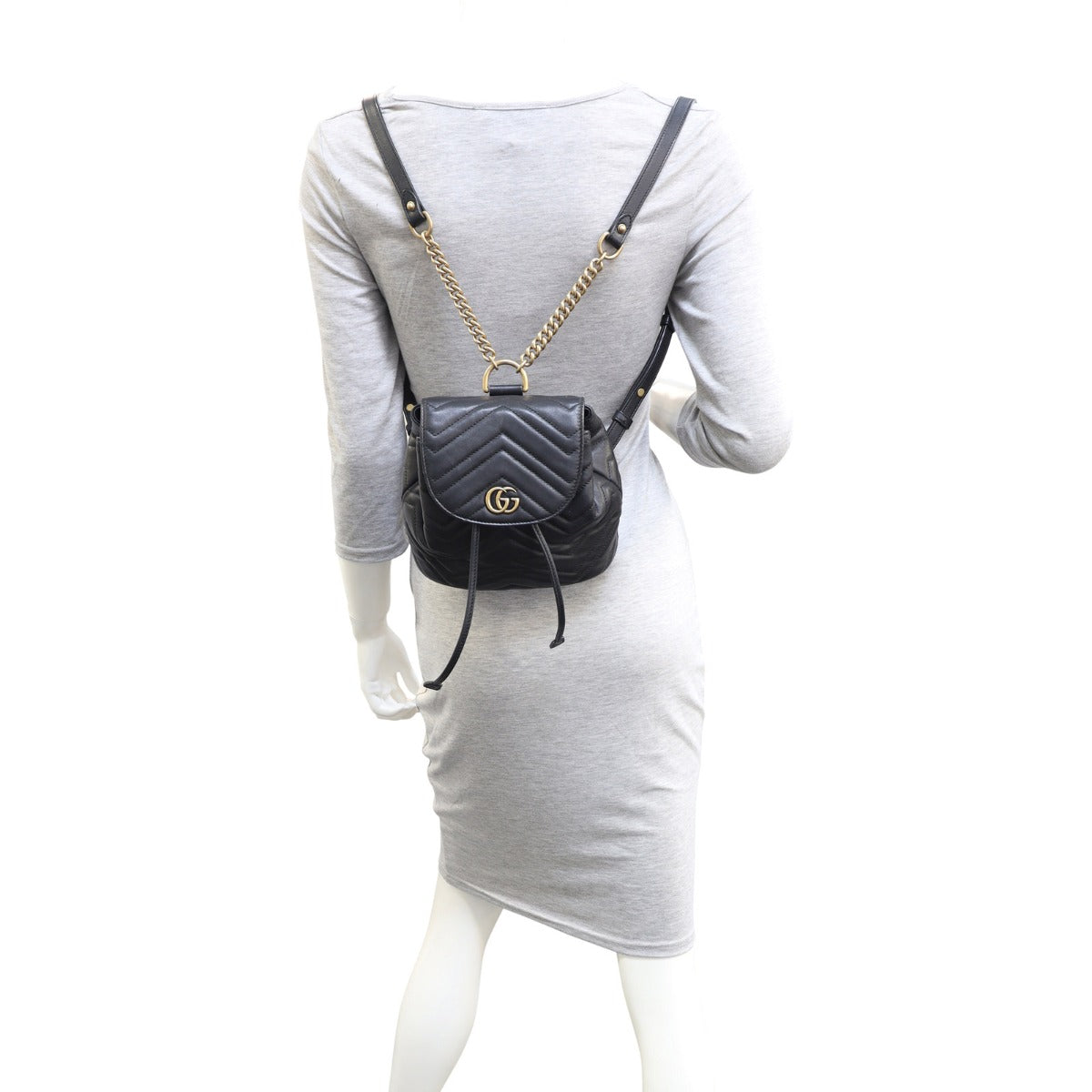 Gucci GG Marmont Mini Backpack Mannequin