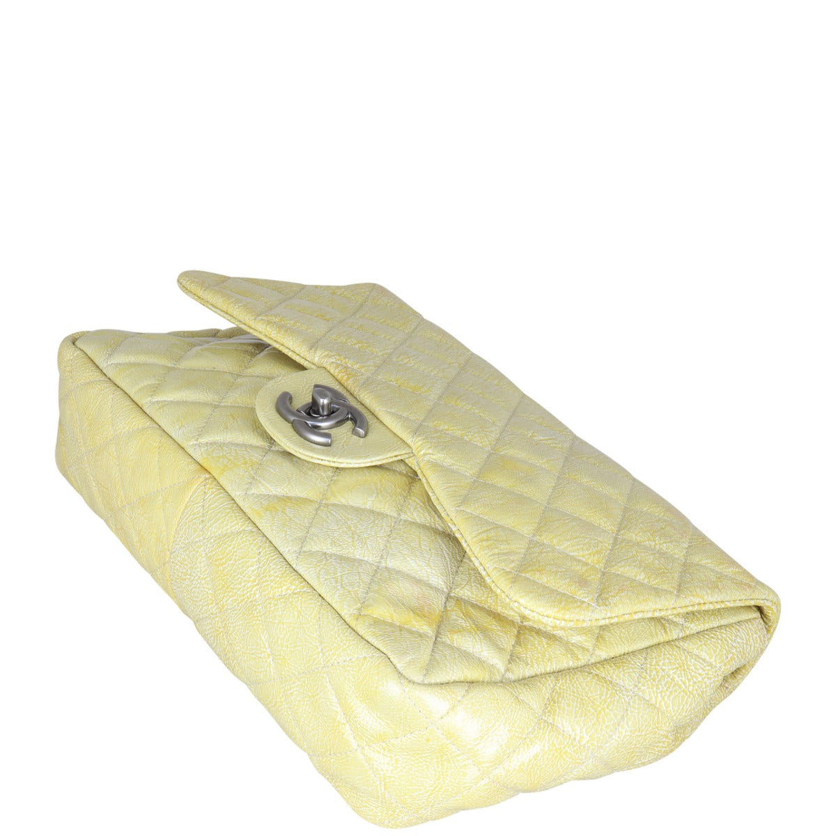 Chanel Classic Single Flap Jumbo Patent Corner Distance