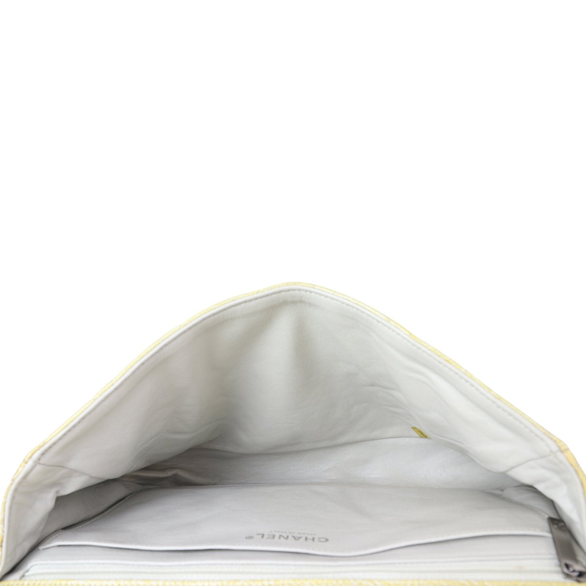 Chanel Classic Single Flap Jumbo Patent Interior