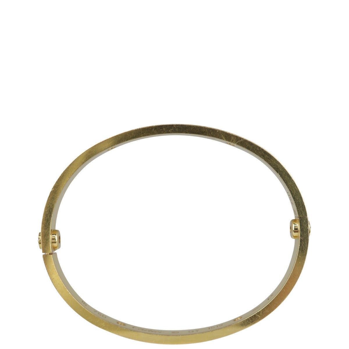 Cartier Love 18k Yellow Gold 4 Diamond Bracelet