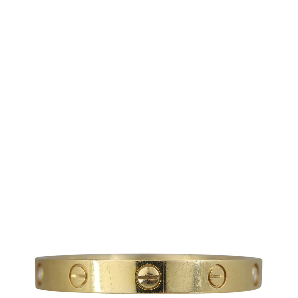 Cartier Love 18k Yellow Gold 4 Diamond Bracelet