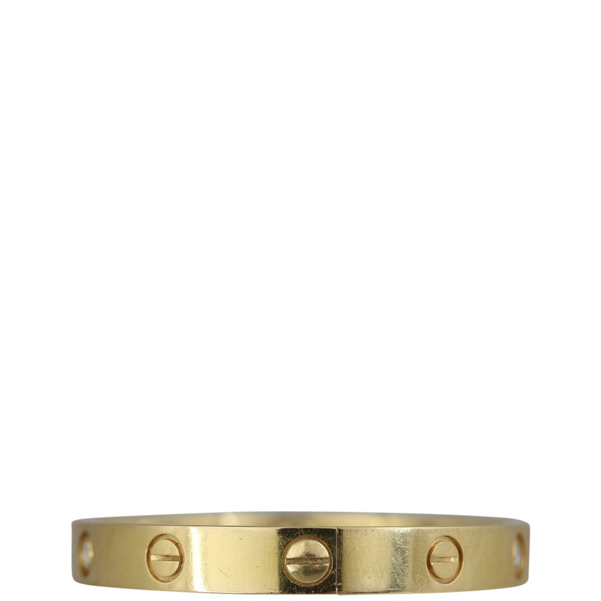 Cartier Love 18k Yellow Gold 4 Diamond Bracelet