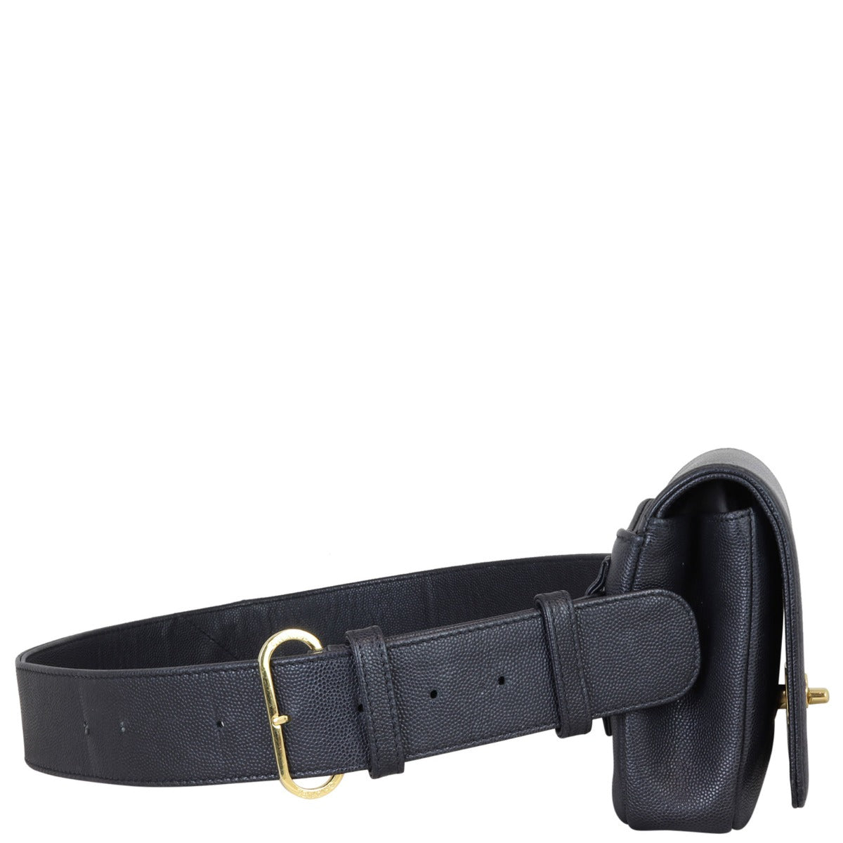 Chanel Captain Gold Belt Bag Side