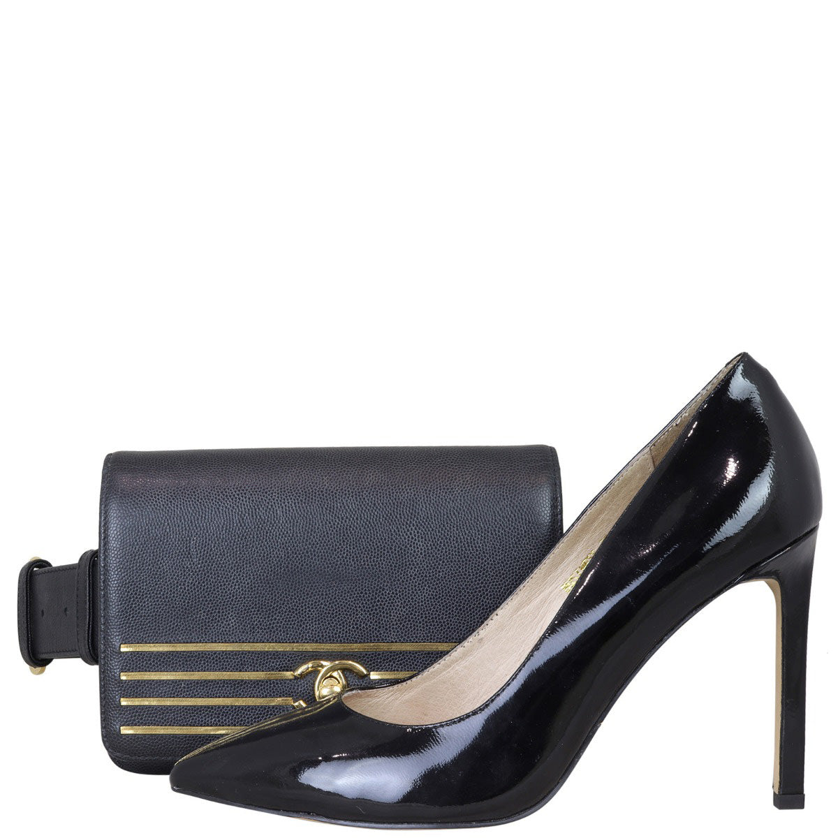 Chanel Captain Gold Belt Bag Shoe