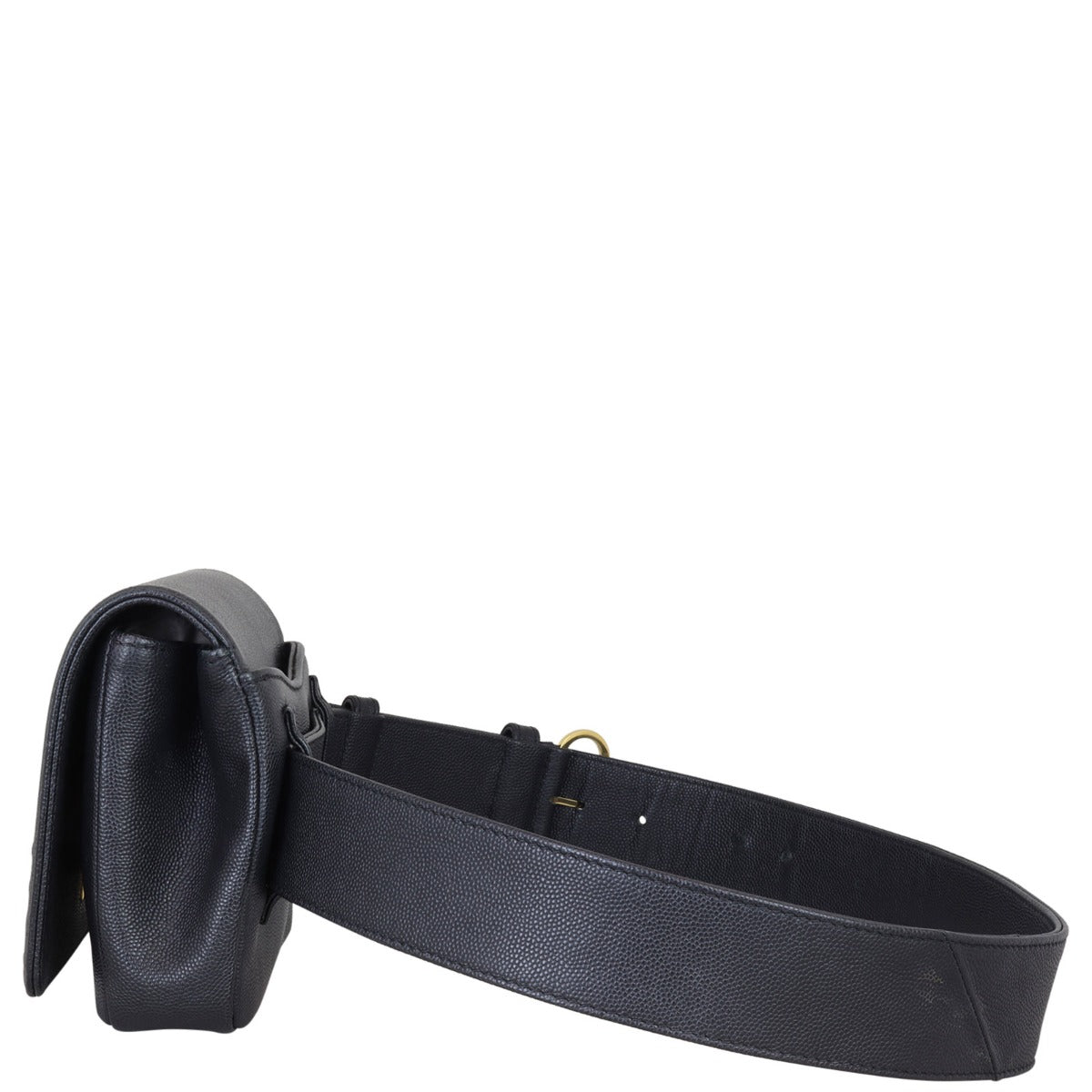 Chanel Captain Gold Belt Bag Side