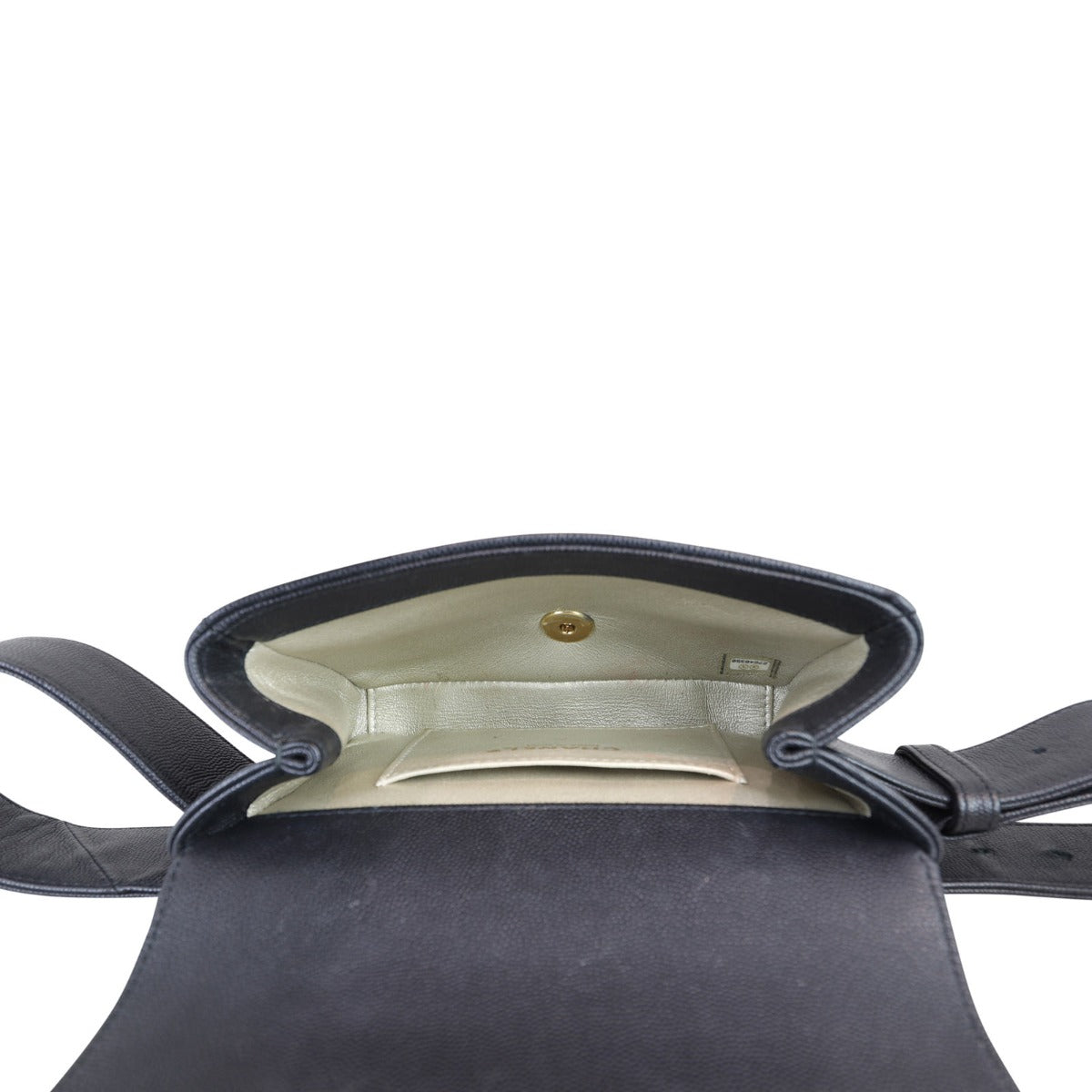 Chanel Captain Gold Belt Bag Interior