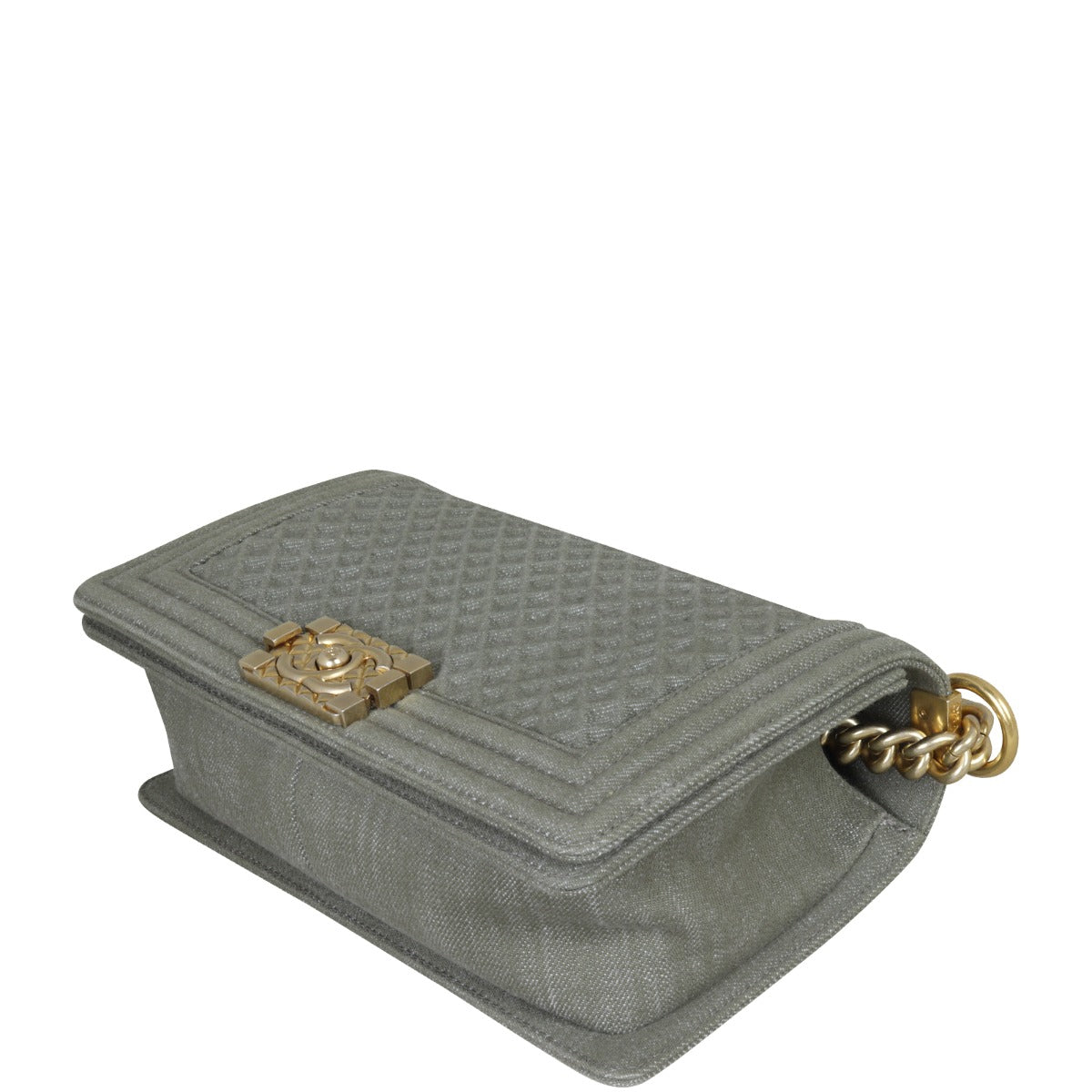 Chanel Boy Old Medium Denim Corner