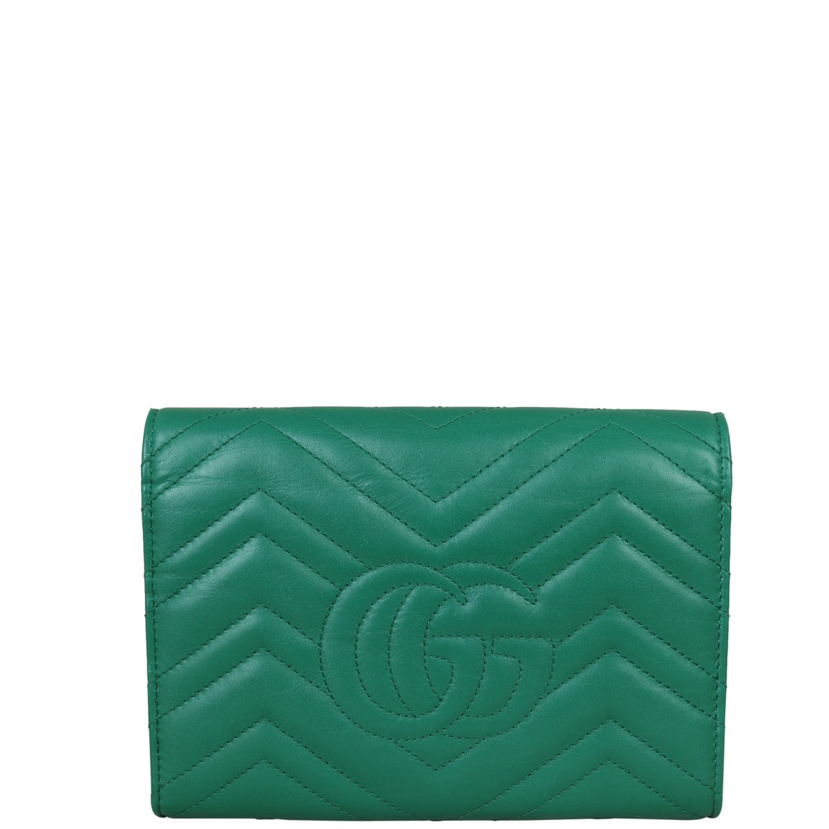Gucci GG Marmont Matelasse Chain Wallet Back
