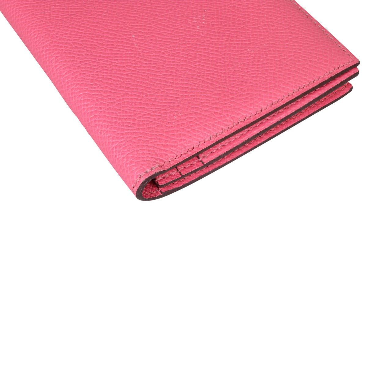 Hermes Bearn Wallet Corner Closeup