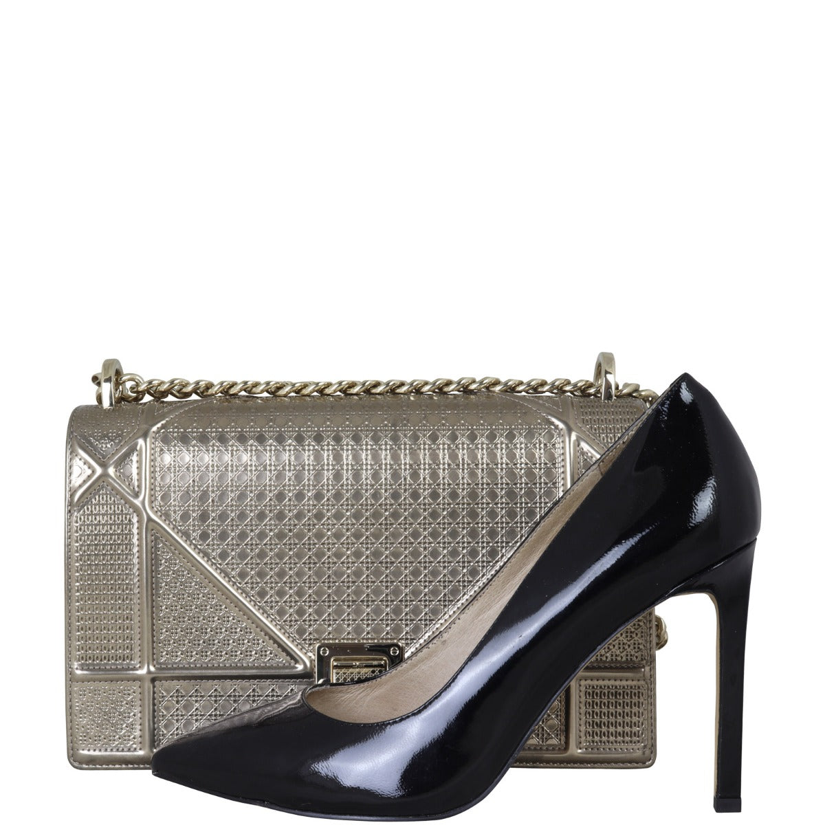 Dior Diorama Micro-Cannage bag Shoe