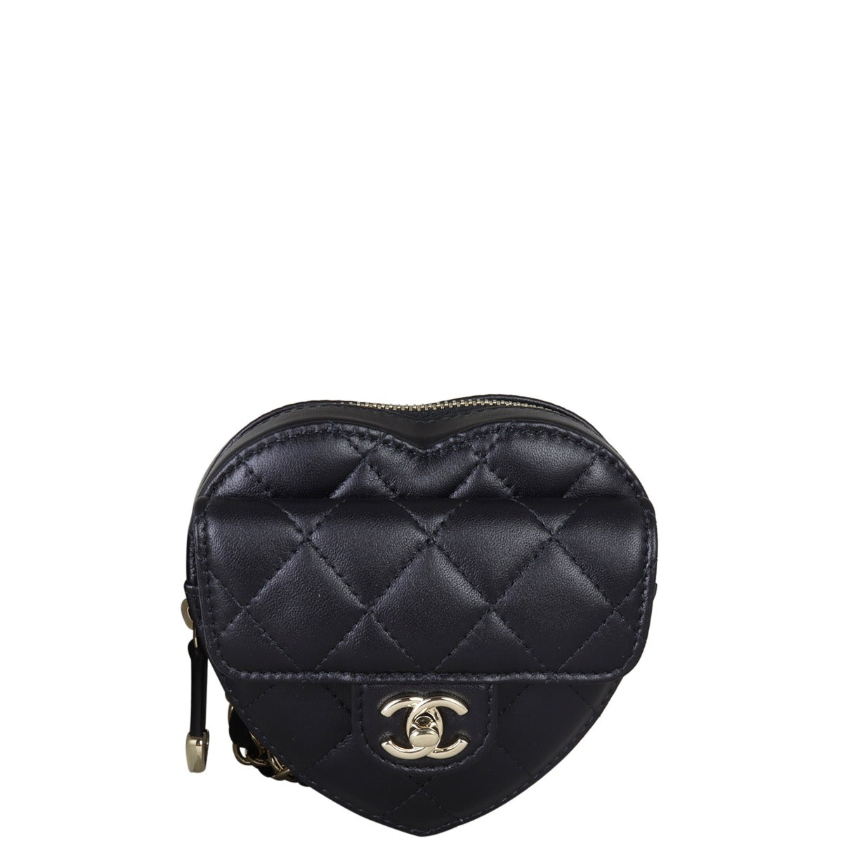 Chanel Love Heart Belt Bag Front