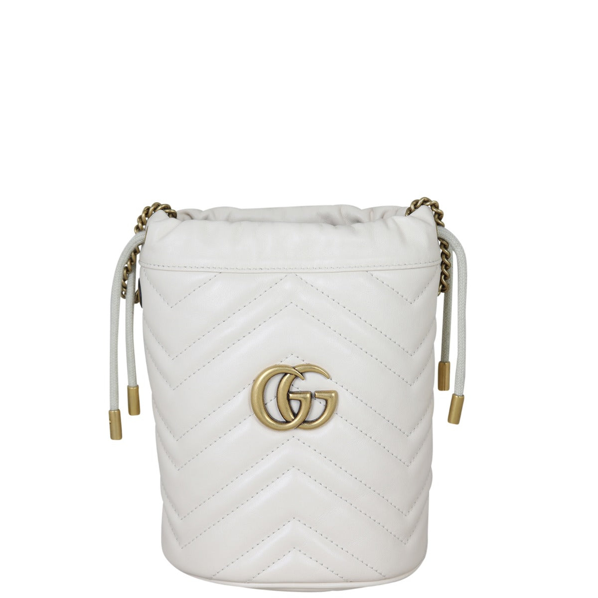 Gucci GG Marmont Mini Bucket Bag Front 
