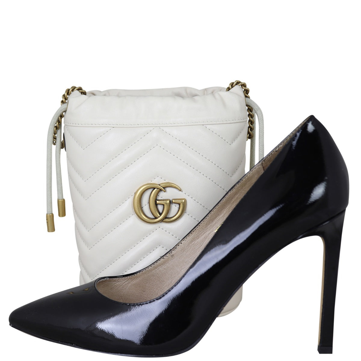 Gucci GG Marmont Mini Bucket Bag Shoe