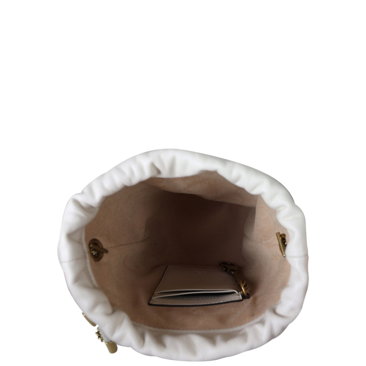 Gucci GG Marmont Mini Bucket Bag Whole Interior